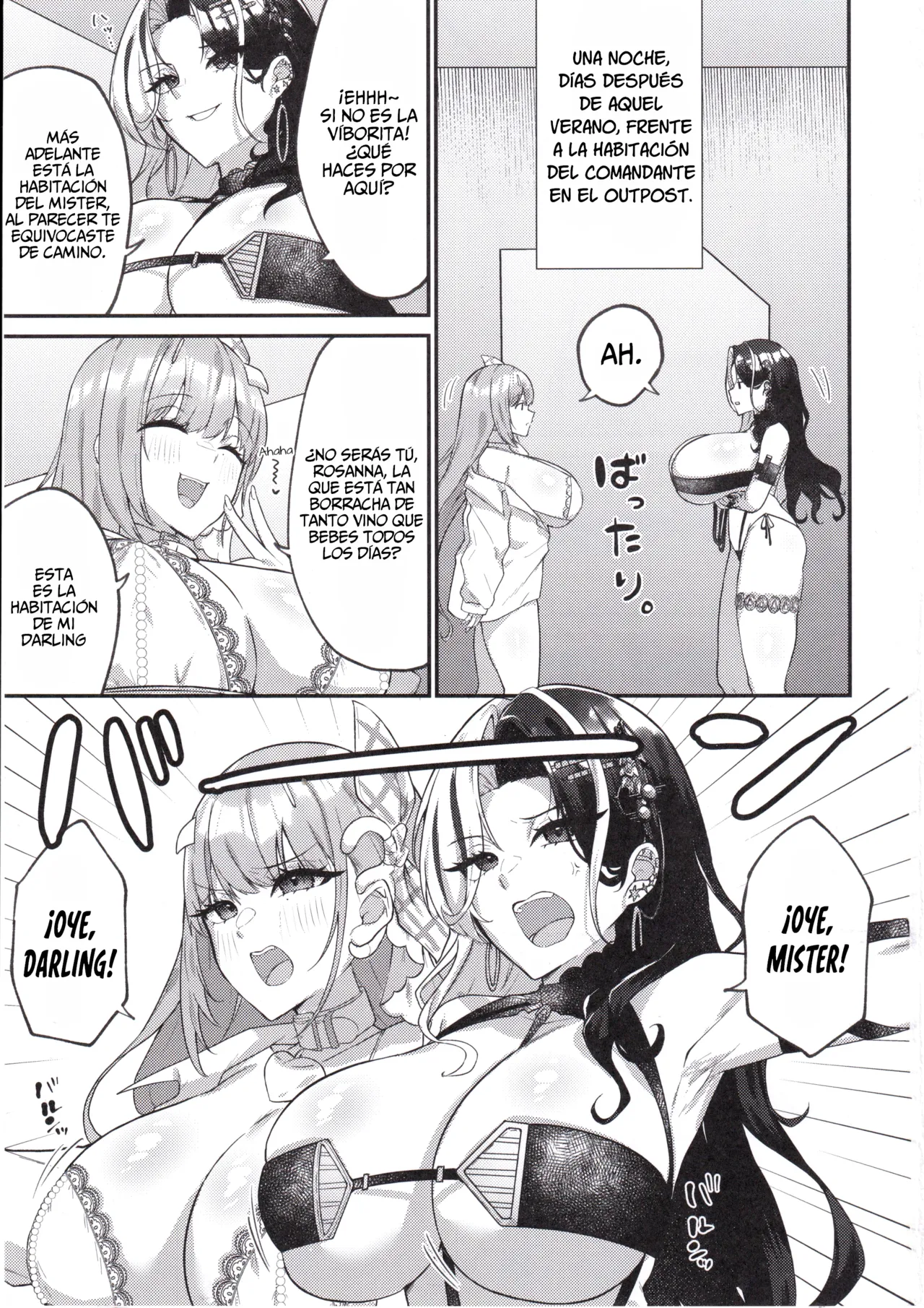 (C105) [Chocolate Jam (Morino Koala)] Nee, Mister Darling (Goddess of Victory NIKKE) [Spanish] [Mapache Fansub] image number 2