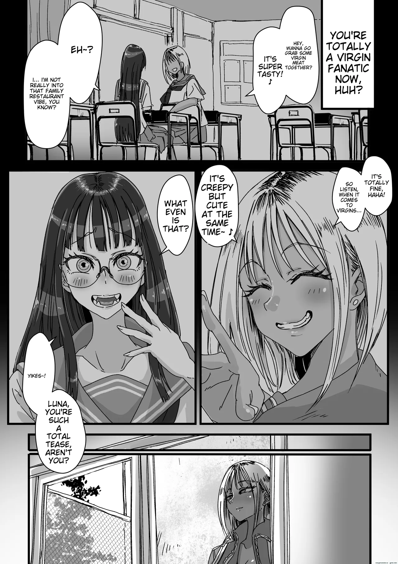 [Amagyappa (Amane-san)] School Swimsuit Bitch! Deflowering a Virgin in the Pool Equipment Room [English] [MTL] numero di immagine  25