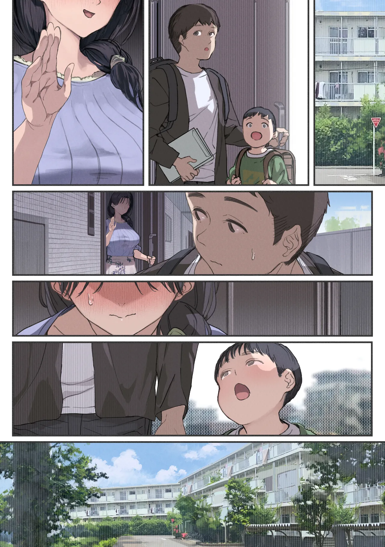 [Yomoda Yomo JAPAN (Yomoda Yomo)] Kongetsu no yachin ga haraemasen. [Hinkon hitodzuma chi Fuyu] dan'na ni naisho de ōya-san no aijin ni narimashita. [textless] numero di immagine  66