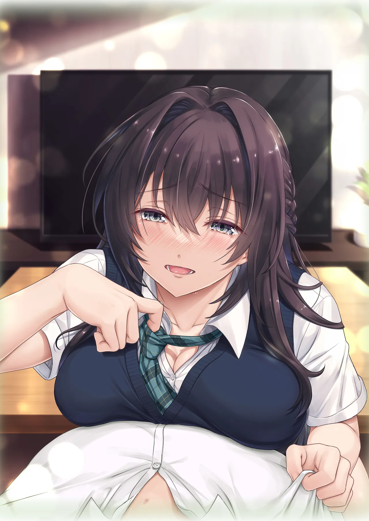 [Airy Socks (Mafuyu HEMP)] Musume no Class no Iinchou wa Papa ga Hoshii Rashii [Portuguese-BR] [Decensored] numero di immagine  2