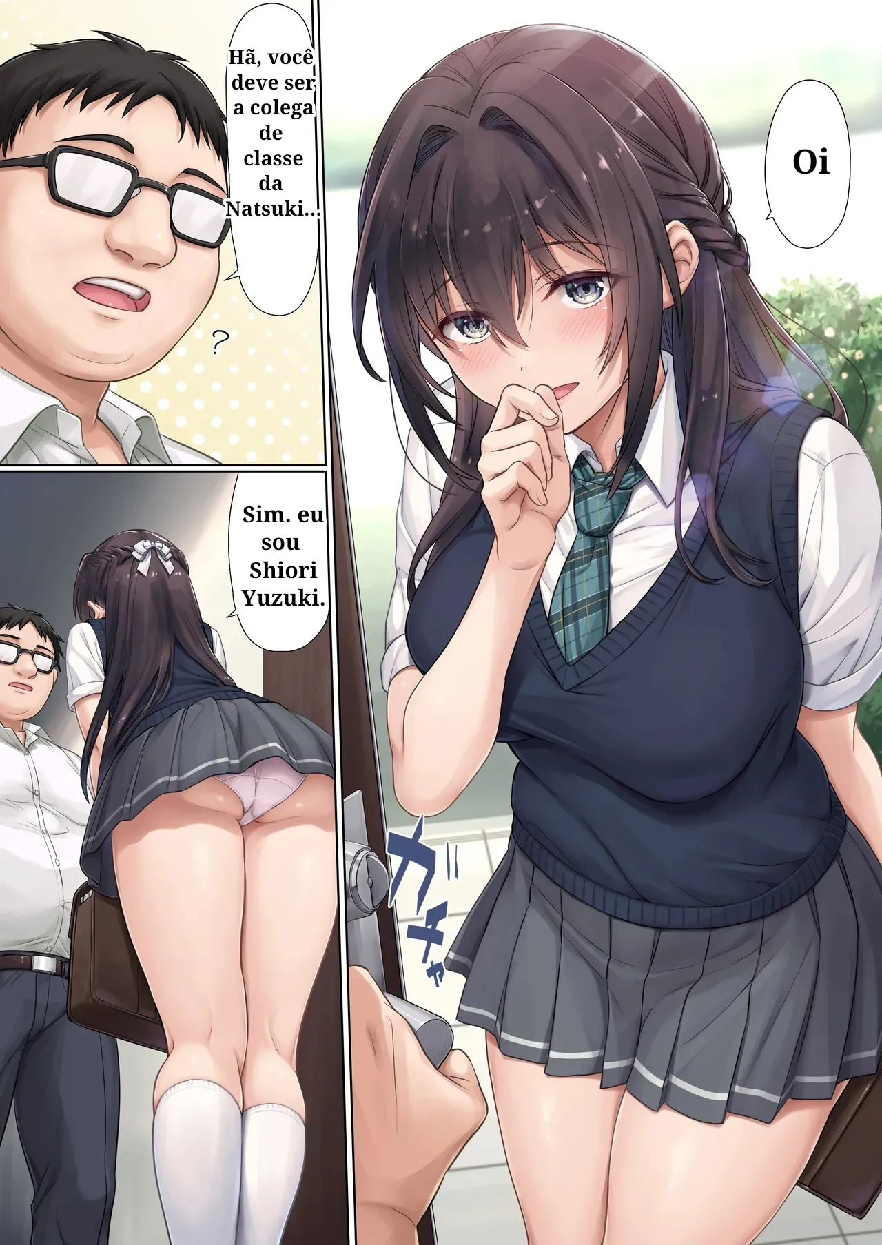 [Airy Socks (Mafuyu HEMP)] Musume no Class no Iinchou wa Papa ga Hoshii Rashii [Portuguese-BR] [Decensored] numero di immagine  9
