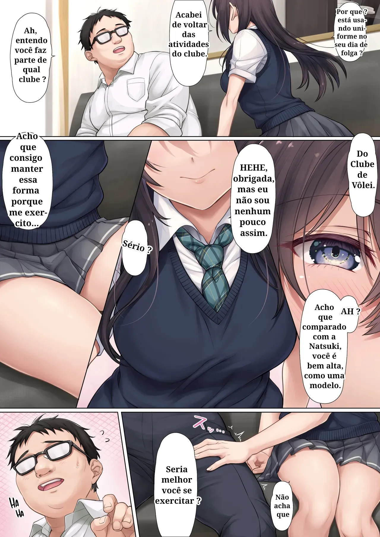 [Airy Socks (Mafuyu HEMP)] Musume no Class no Iinchou wa Papa ga Hoshii Rashii [Portuguese-BR] [Decensored] numero di immagine  12