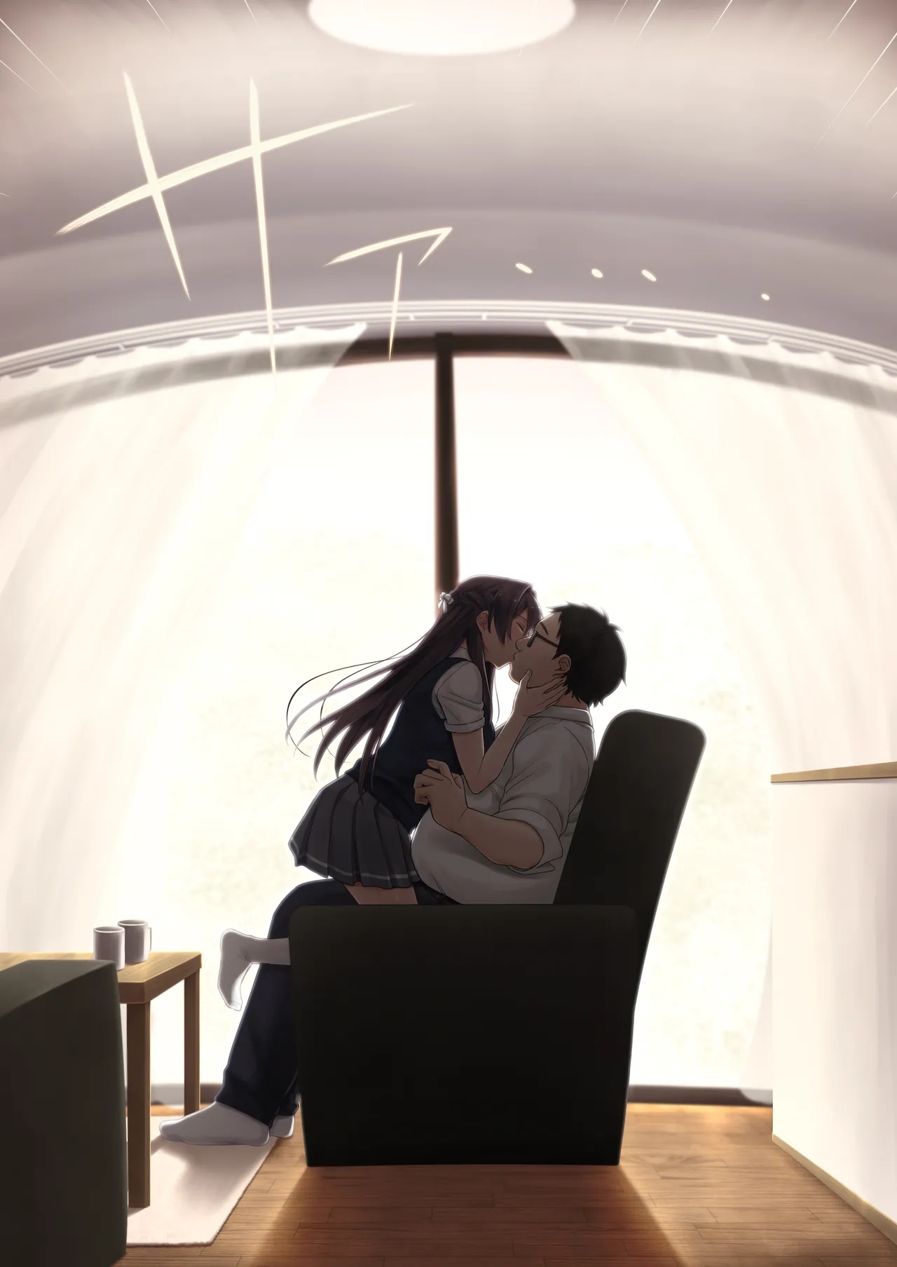 [Airy Socks (Mafuyu HEMP)] Musume no Class no Iinchou wa Papa ga Hoshii Rashii [Portuguese-BR] [Decensored] numero di immagine  17