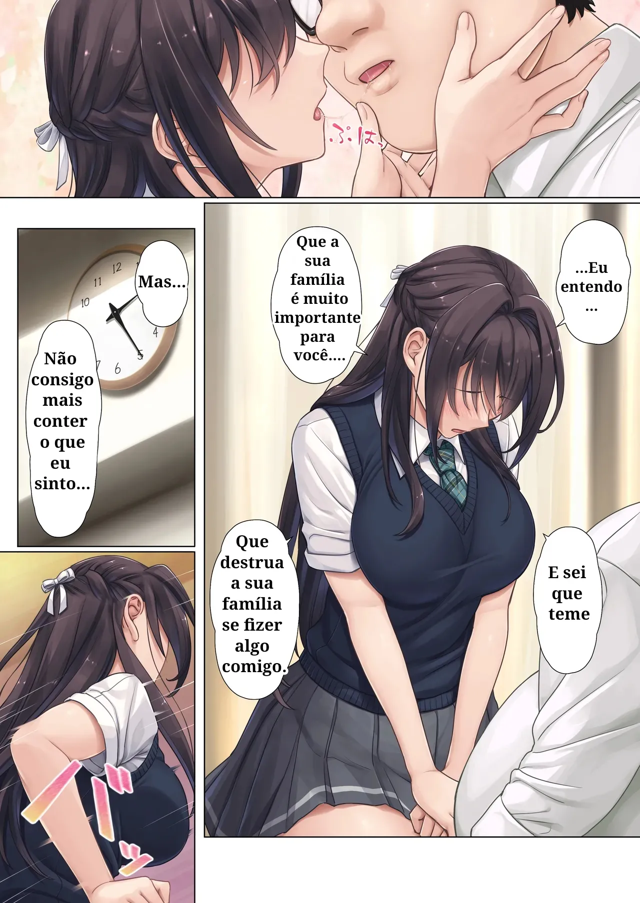 [Airy Socks (Mafuyu HEMP)] Musume no Class no Iinchou wa Papa ga Hoshii Rashii [Portuguese-BR] [Decensored] numero di immagine  18