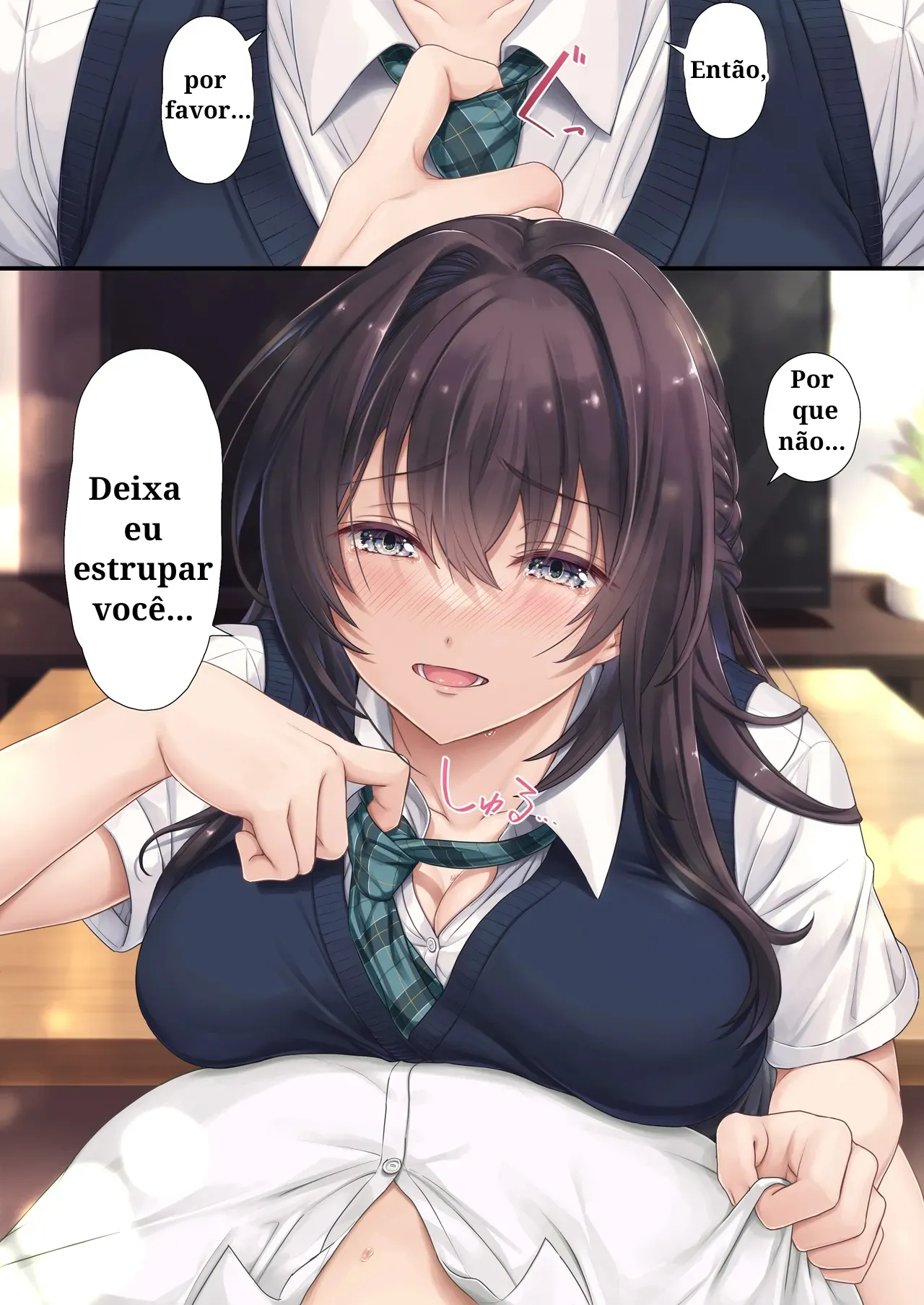 [Airy Socks (Mafuyu HEMP)] Musume no Class no Iinchou wa Papa ga Hoshii Rashii [Portuguese-BR] [Decensored] numero di immagine  19