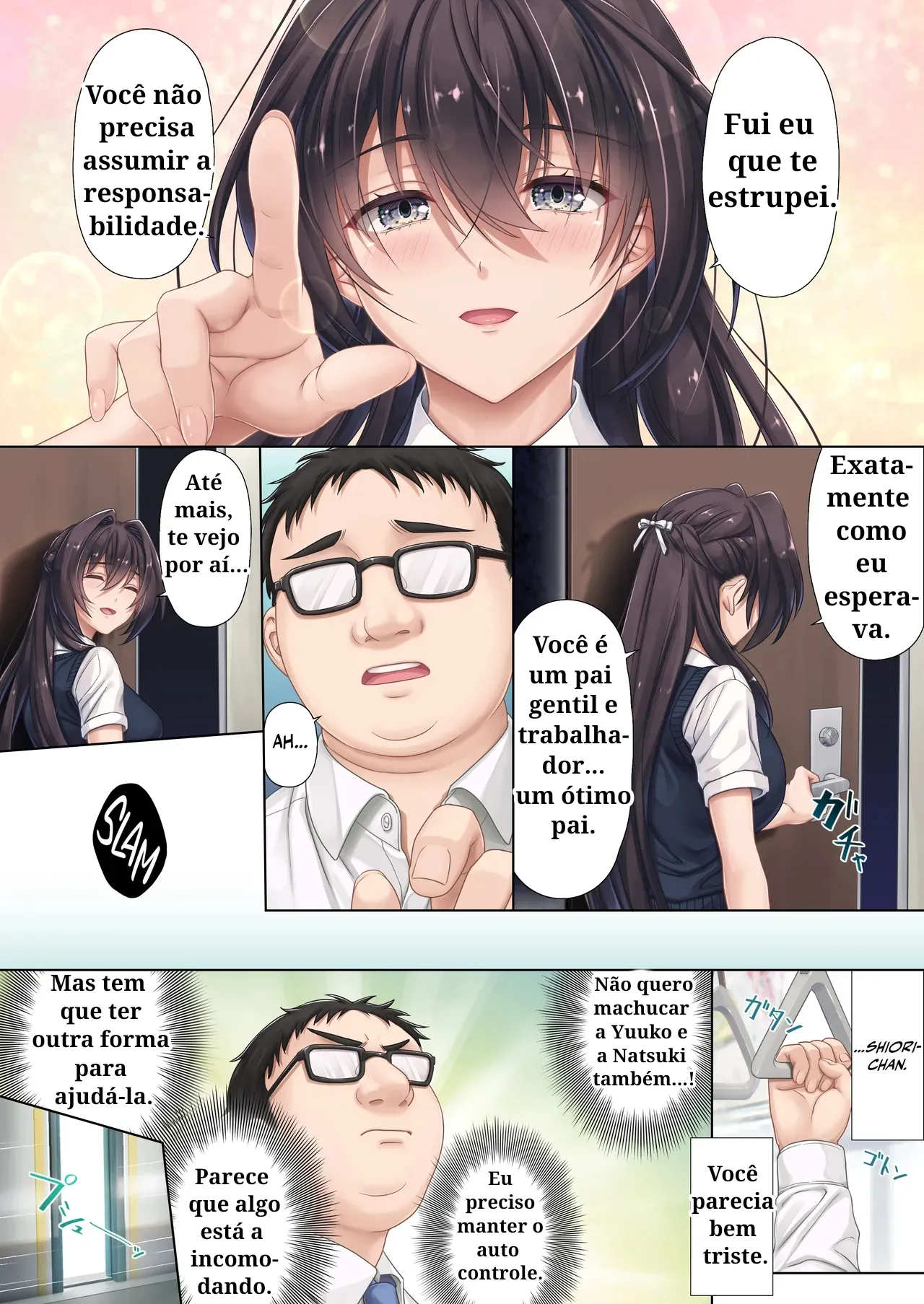 [Airy Socks (Mafuyu HEMP)] Musume no Class no Iinchou wa Papa ga Hoshii Rashii [Portuguese-BR] [Decensored] numero di immagine  57