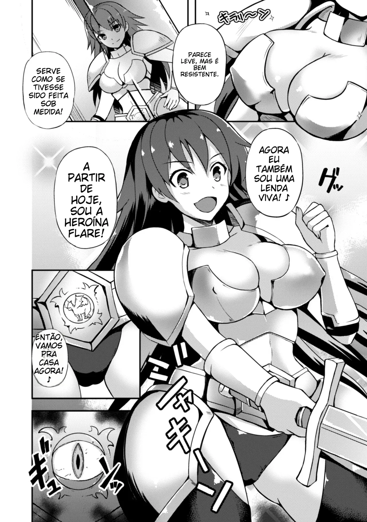 [Anthology] 2D Comic Magazine Shokushu Yoroi ni Zenshin o Okasare Mugen Zecchou! Vol. 3 [Portuguese-BR] [Digital] image number 6