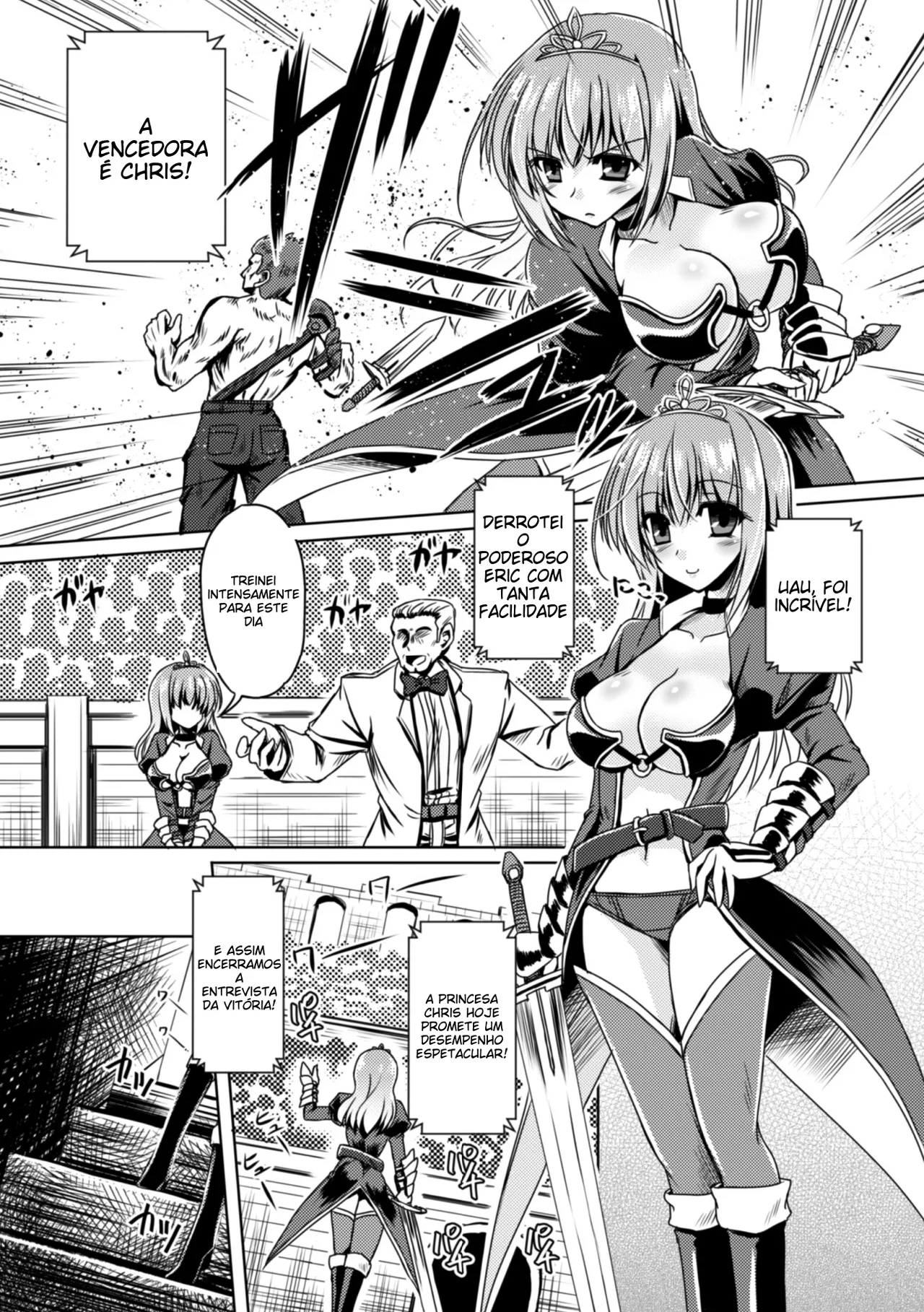 [Anthology] 2D Comic Magazine Shokushu Yoroi ni Zenshin o Okasare Mugen Zecchou! Vol. 3 [Portuguese-BR] [Digital] image number 49