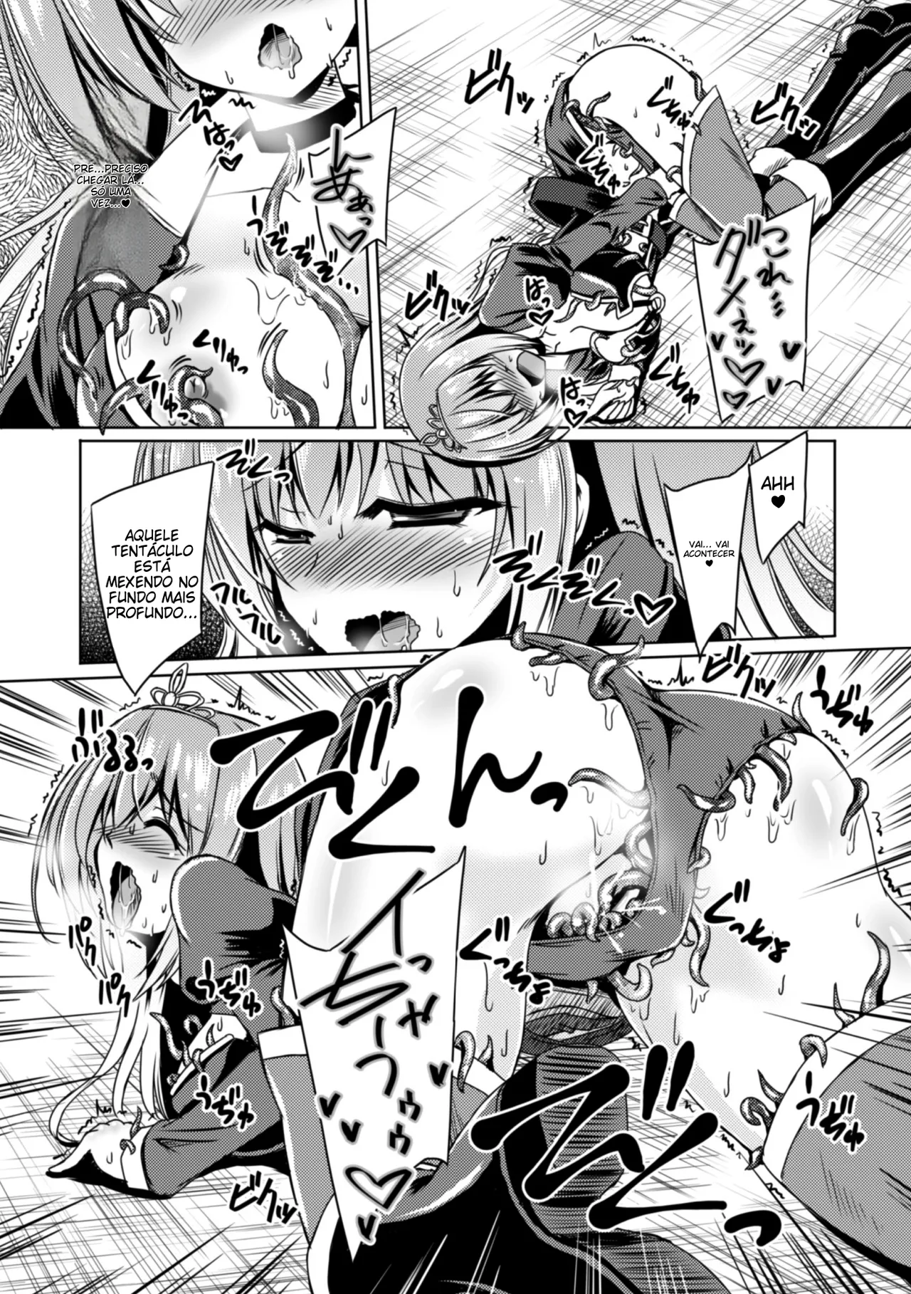 [Anthology] 2D Comic Magazine Shokushu Yoroi ni Zenshin o Okasare Mugen Zecchou! Vol. 3 [Portuguese-BR] [Digital] image number 51