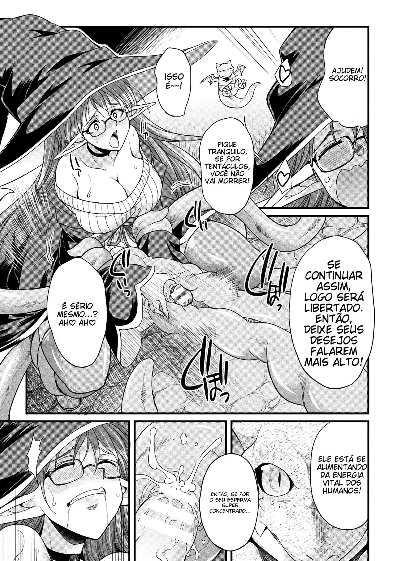 [Anthology] 2D Comic Magazine Mimic ni Ryoujoku sareru Heroine Vol. 1 [Portuguese-BR] 图片编号 15