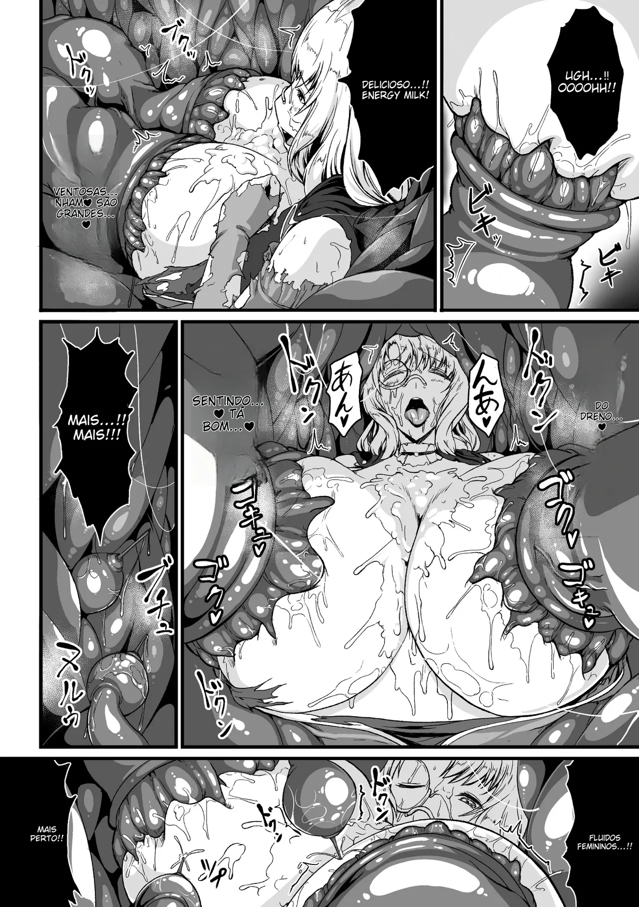 [Anthology] 2D Comic Magazine Mimic ni Ryoujoku sareru Heroine Vol. 1 [Portuguese-BR] 图片编号 46