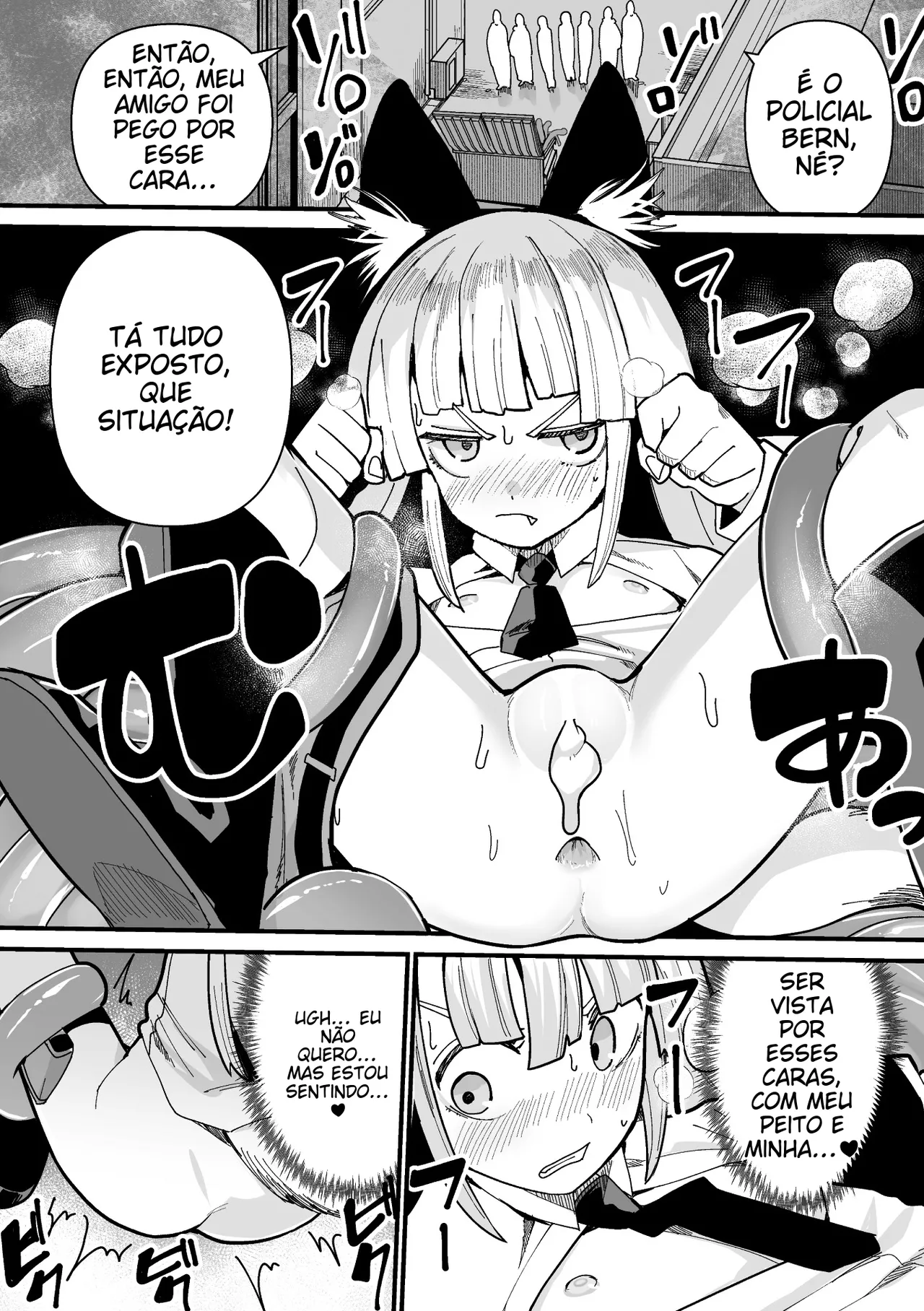 [Anthology] 2D Comic Magazine Mimic ni Ryoujoku sareru Heroine Vol. 1 [Portuguese-BR] 图片编号 72