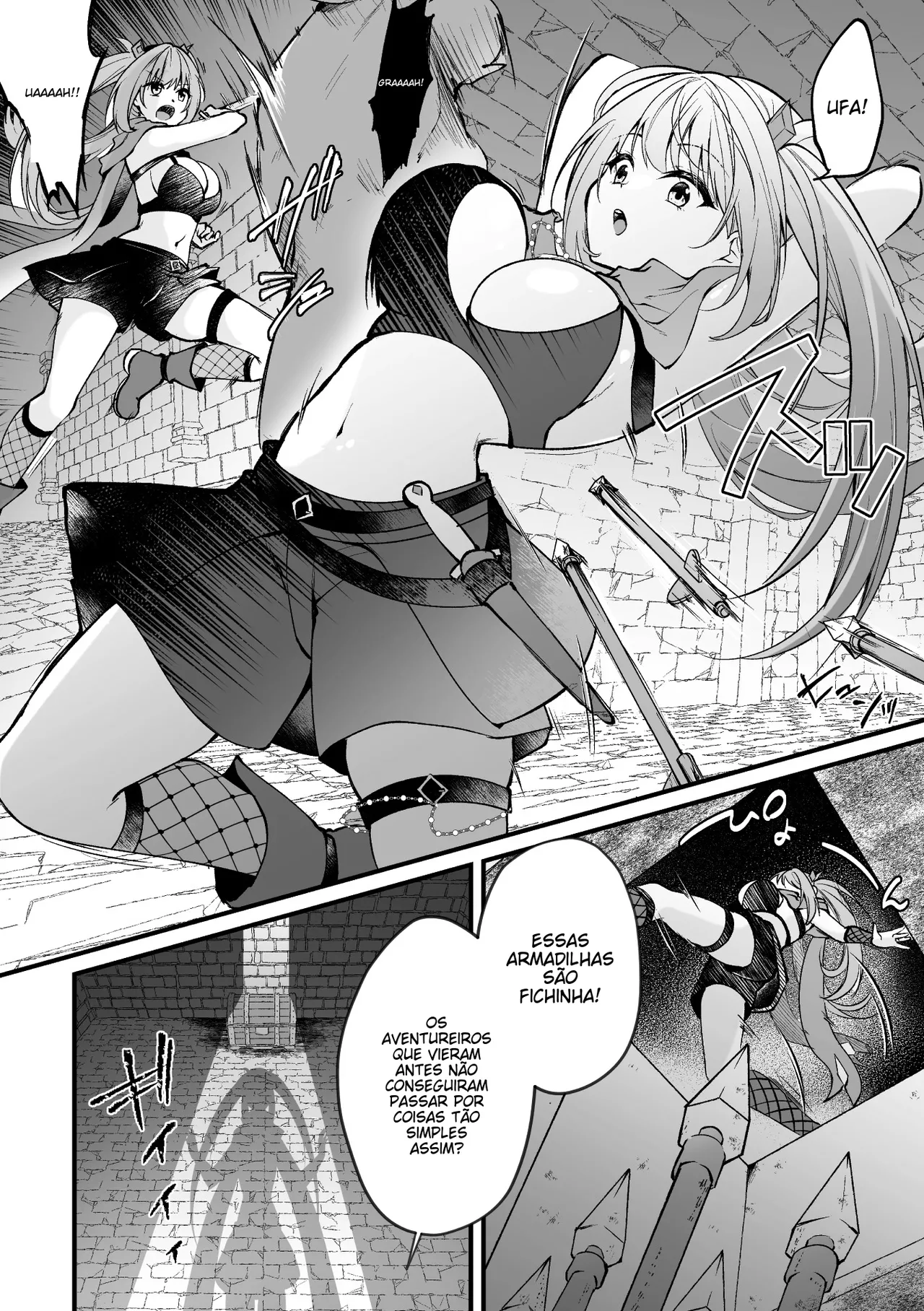 [Anthology] 2D Comic Magazine Mimic ni Ryoujoku sareru Heroine Vol. 1 [Portuguese-BR] 图片编号 80