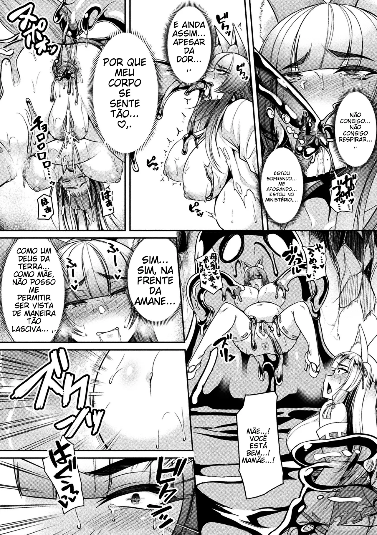 [Anthology] 2D Comic Magazine Slime Kan Futaana Zeme de Funshutsu Acme! Vol. 1 [Portuguese-BR] [Digital] image number 34