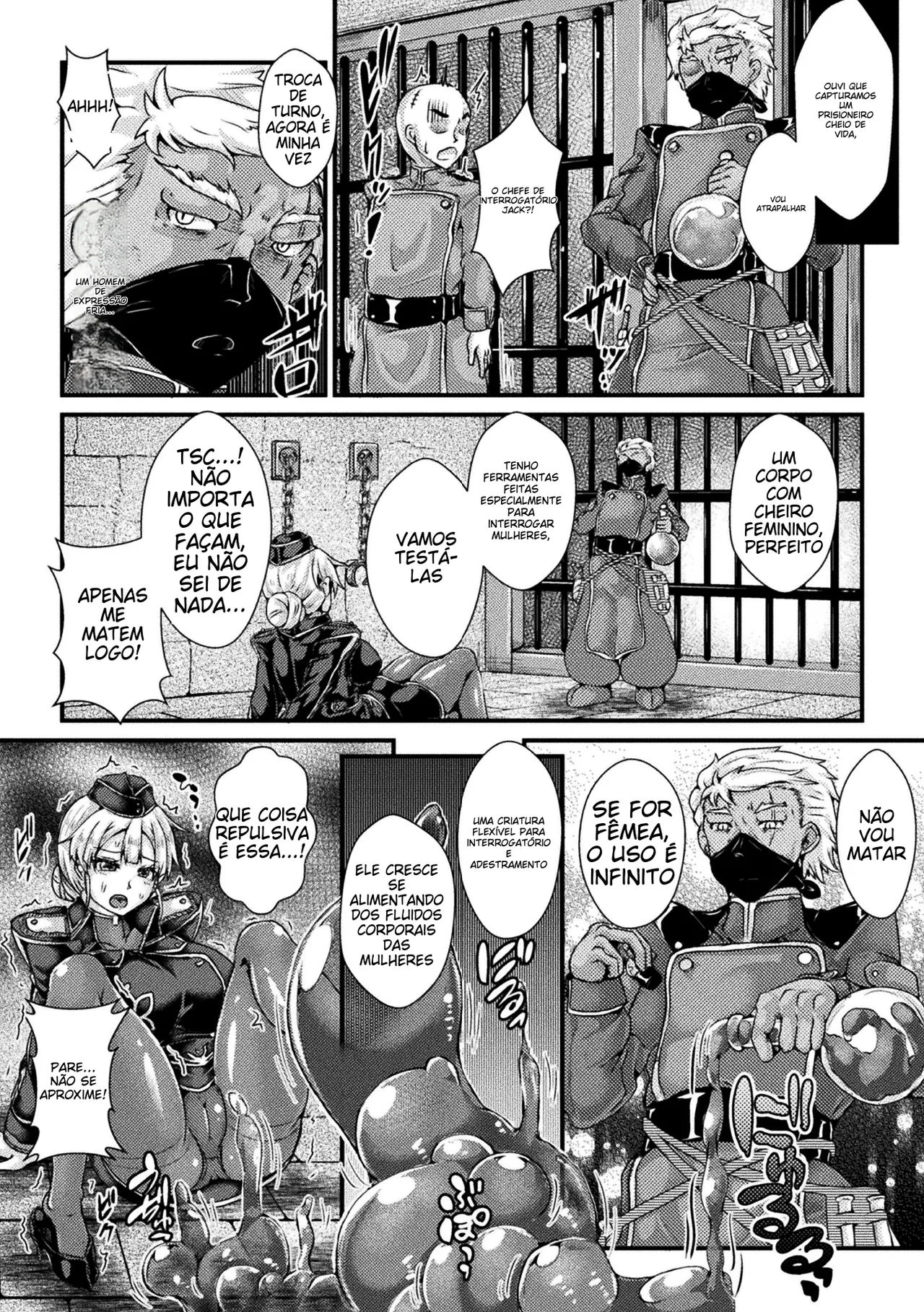 [Anthology] 2D Comic Magazine Slime Kan Futaana Zeme de Funshutsu Acme! Vol. 1 [Portuguese-BR] [Digital] image number 44