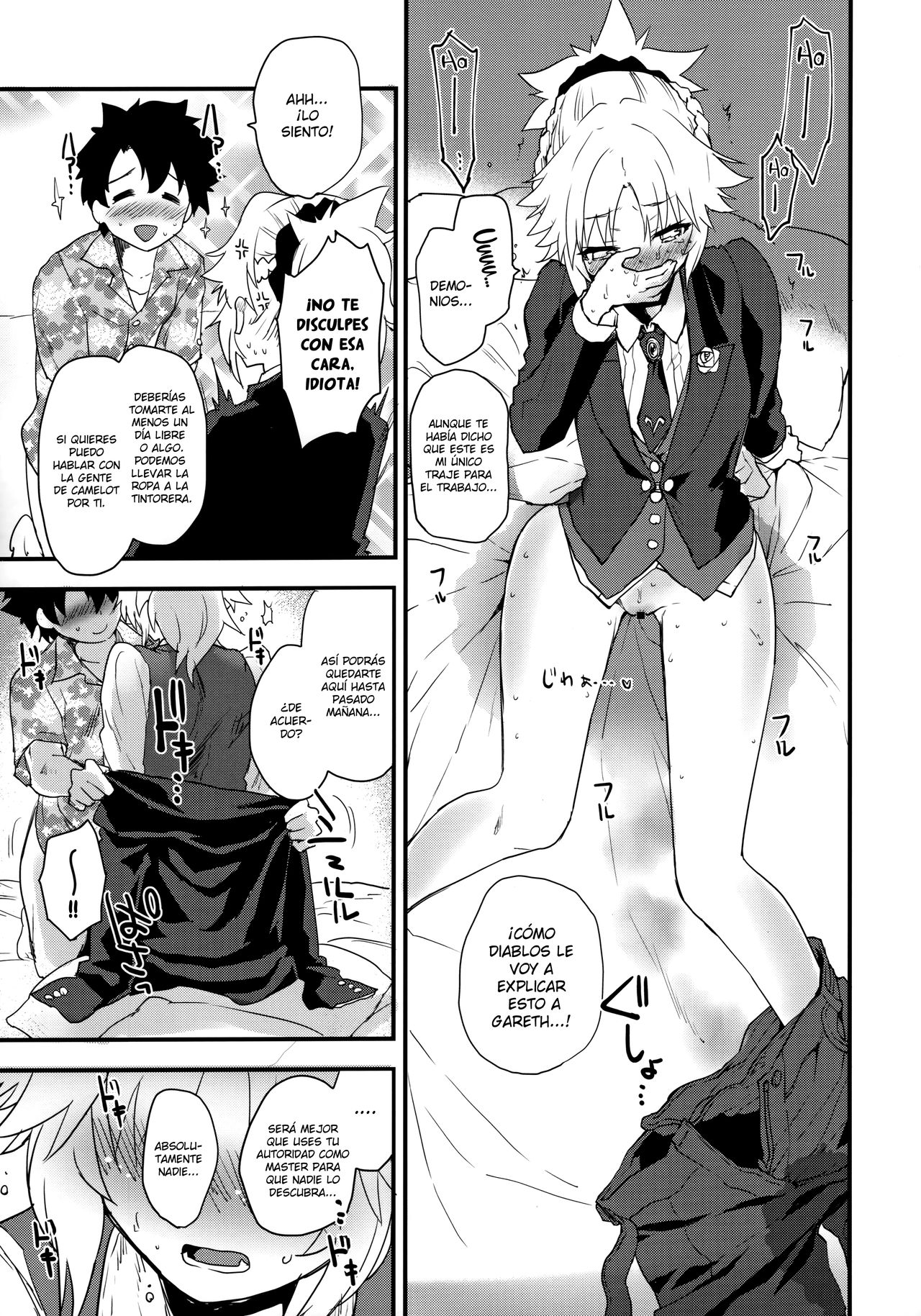 (COMIC1☆16) [Peθ (Mozu)] Full Dress Honey Knight -Kizuna10+ no Mor-san to Eirei Seisou- (Fate/Grand Order) [Spanish] [NekoCreme] numero di immagine  10