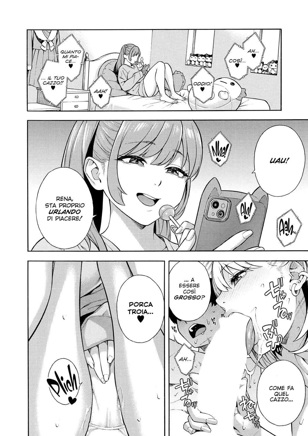 [Zonda] Bitch Gal Sanshimai Harem Sakusei Ch. 1-3 | In un Harem assieme a Tre Sorelle Troie Affamate di Sperma. Cap 1-3 [Italian] [Hentai Fantasy] [Digital] image number 48