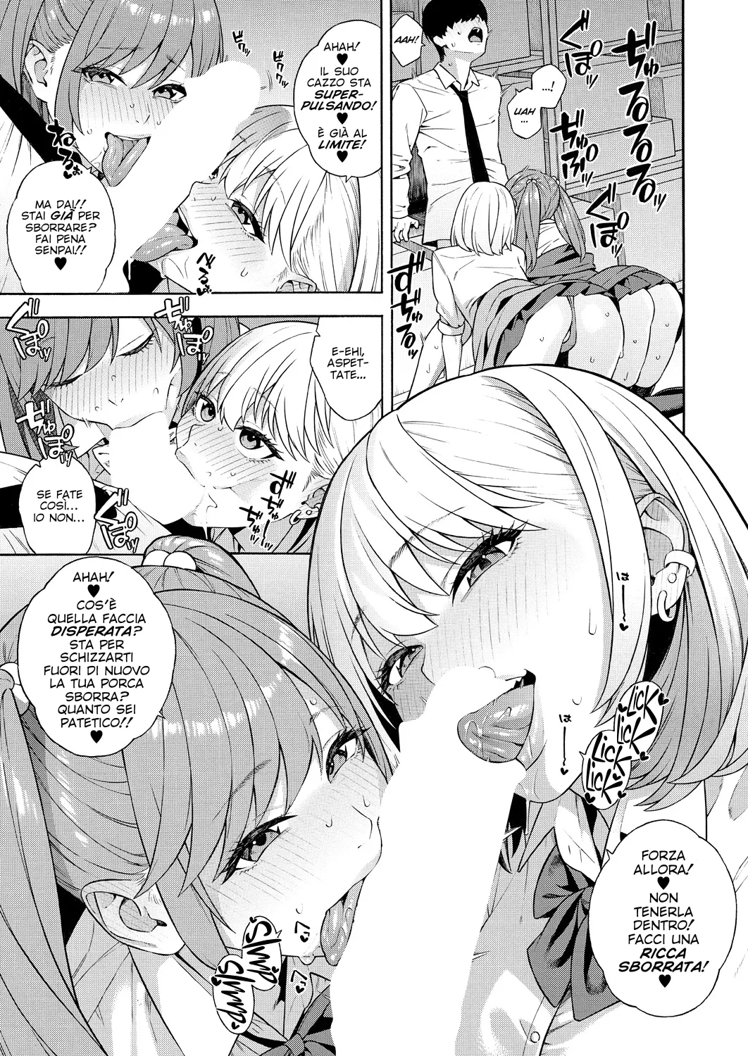 [Zonda] Bitch Gal Sanshimai Harem Sakusei Ch. 1-3 | In un Harem assieme a Tre Sorelle Troie Affamate di Sperma. Cap 1-3 [Italian] [Hentai Fantasy] [Digital] image number 79