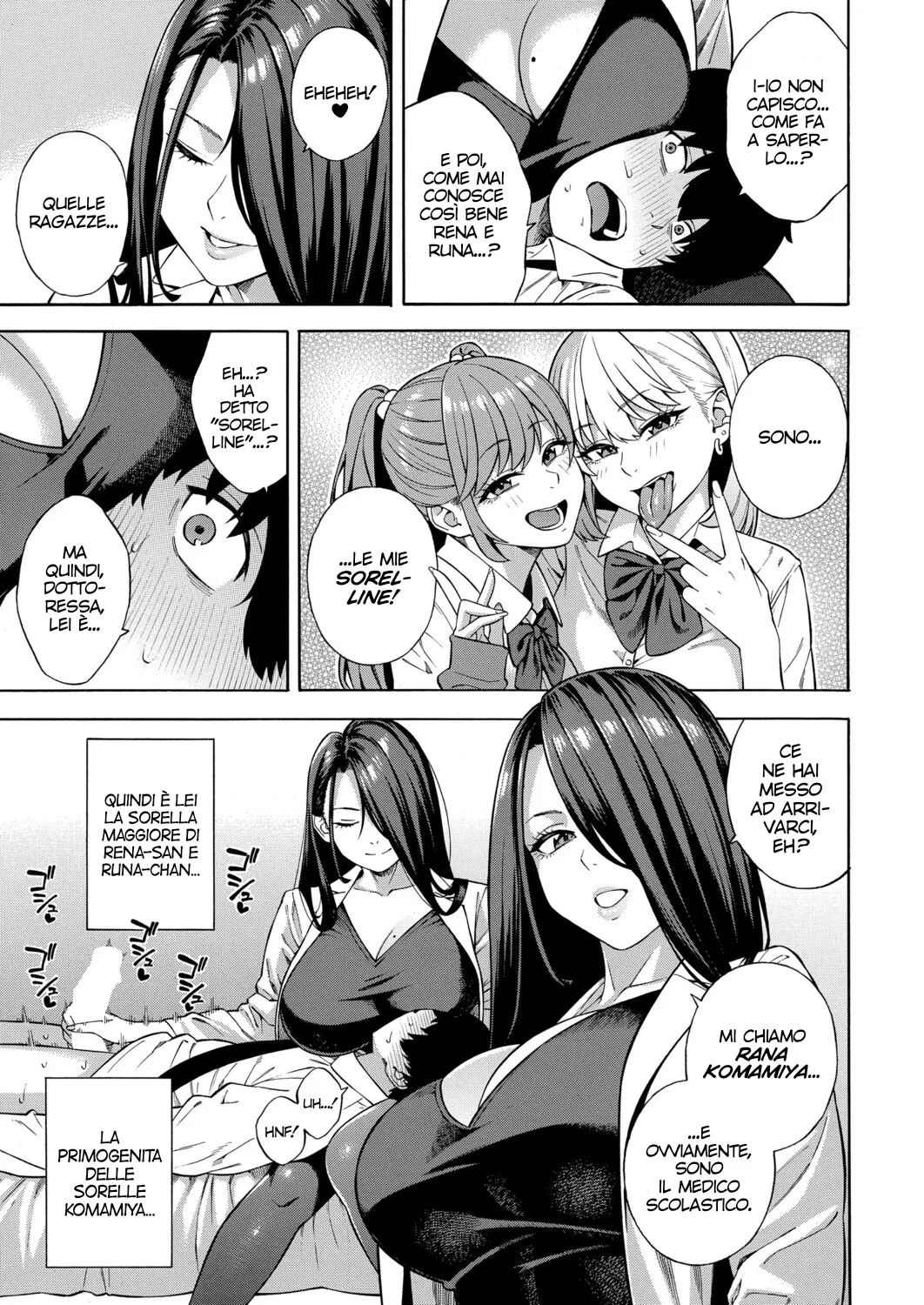 [Zonda] Bitch Gal Sanshimai Harem Sakusei Ch. 1-3 | In un Harem assieme a Tre Sorelle Troie Affamate di Sperma. Cap 1-3 [Italian] [Hentai Fantasy] [Digital] image number 92