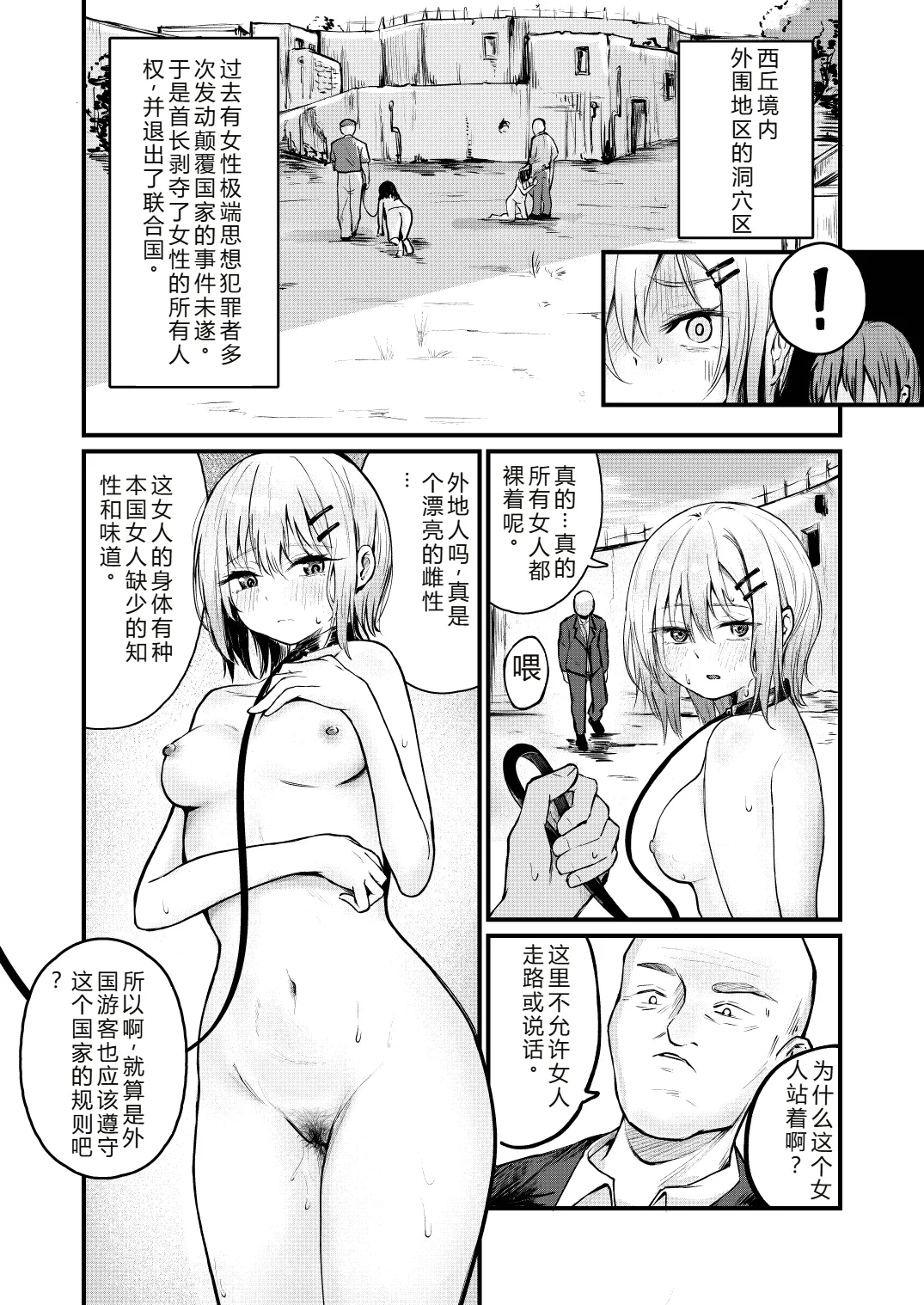 [mokataki_works (Mokataki)] Josei no Kenri ga Ushinawareta Kuni | 女性丧失权利的国家 [Chinese] [goldenboundlessland个人汉化] 画像番号 8
