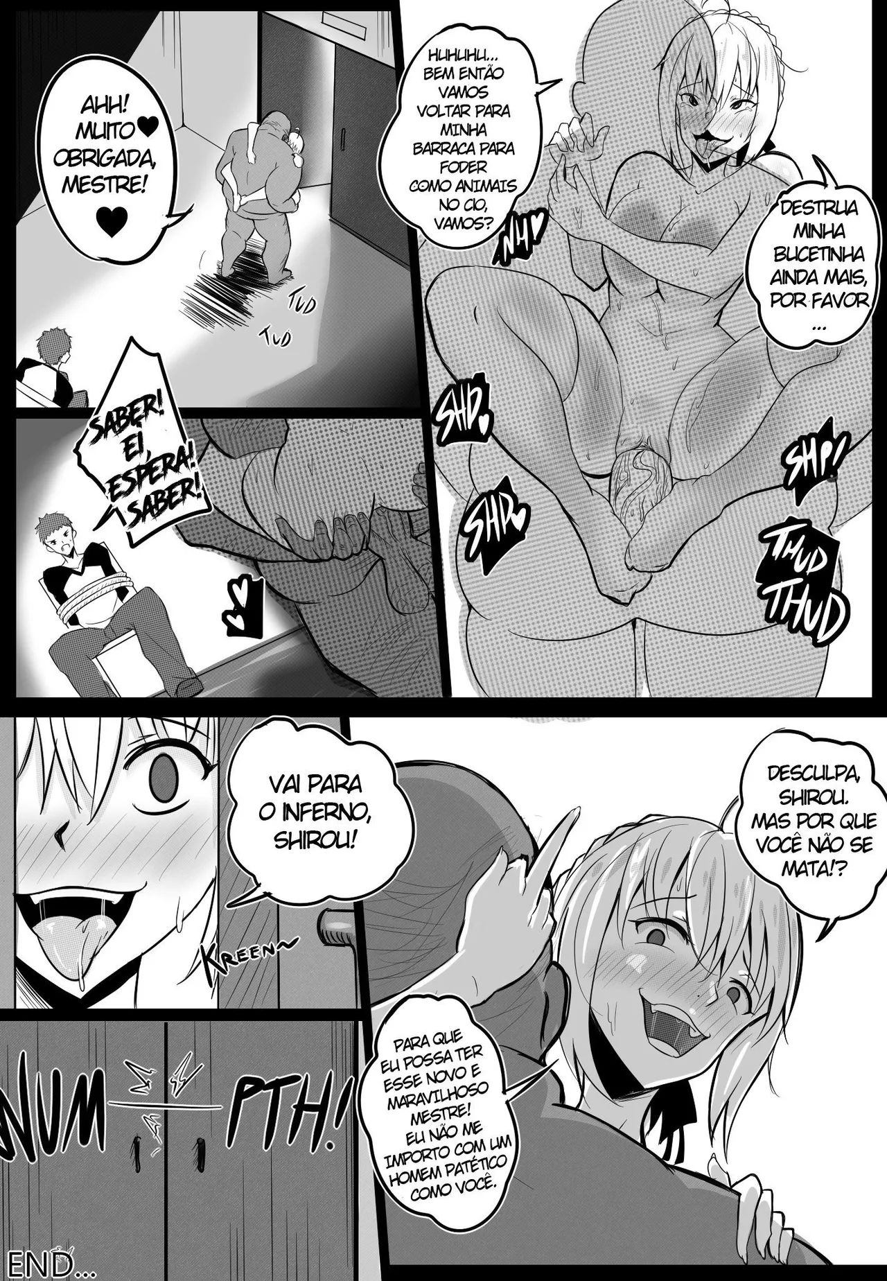 [Merkonig] B-Trayal 15 + Extras (Fate/stay night) [Portuguese-BR] 15eme image