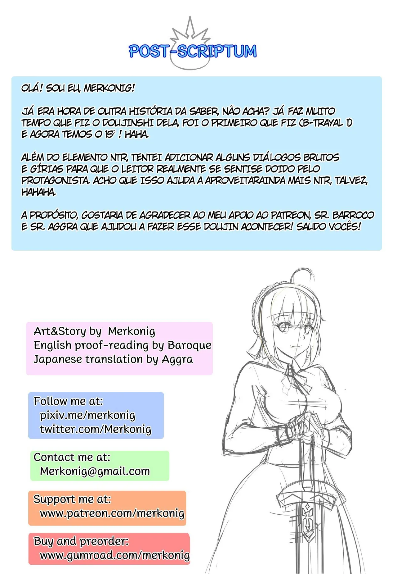 [Merkonig] B-Trayal 15 + Extras (Fate/stay night) [Portuguese-BR] 16eme image