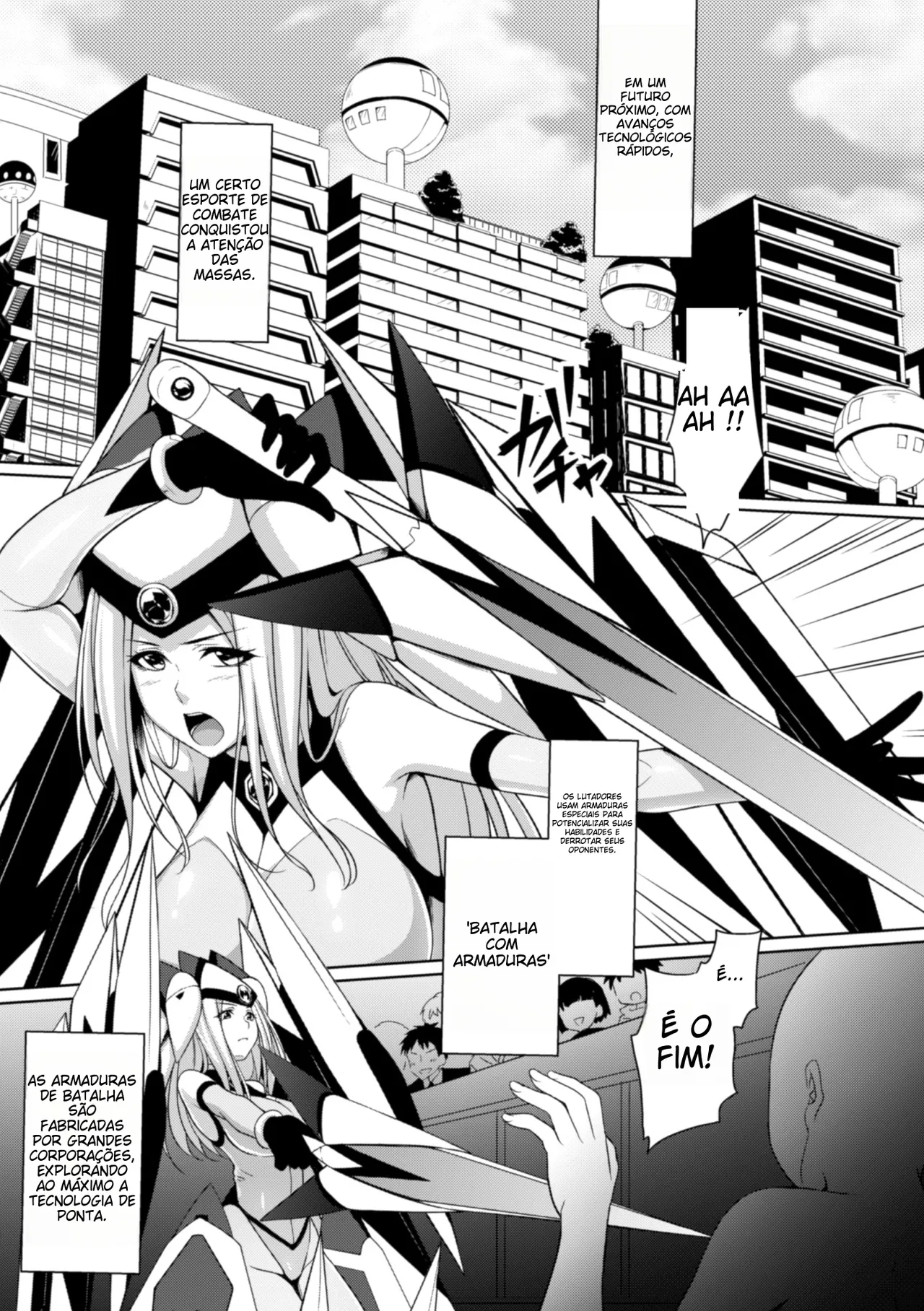 [Kazumu] Shokusou no Joou | The Tentacle Armor Queen (2D Comic Magazine Shokushu Yoroi ni Zenshin o Okasare Mugen Zecchou! Vol. 5 ) [Portuguese-BR] [Kuraudo] [Digital] 이미지 번호 1