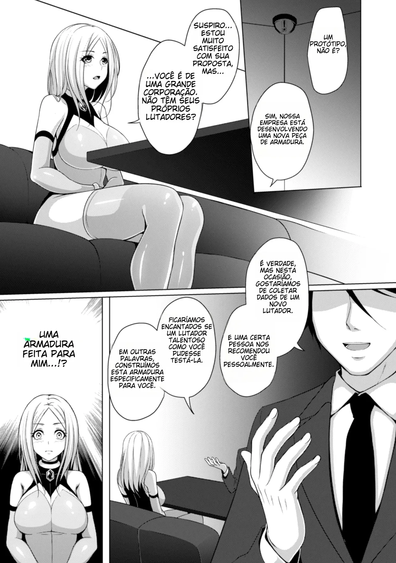 [Kazumu] Shokusou no Joou | The Tentacle Armor Queen (2D Comic Magazine Shokushu Yoroi ni Zenshin o Okasare Mugen Zecchou! Vol. 5 ) [Portuguese-BR] [Kuraudo] [Digital] 이미지 번호 3