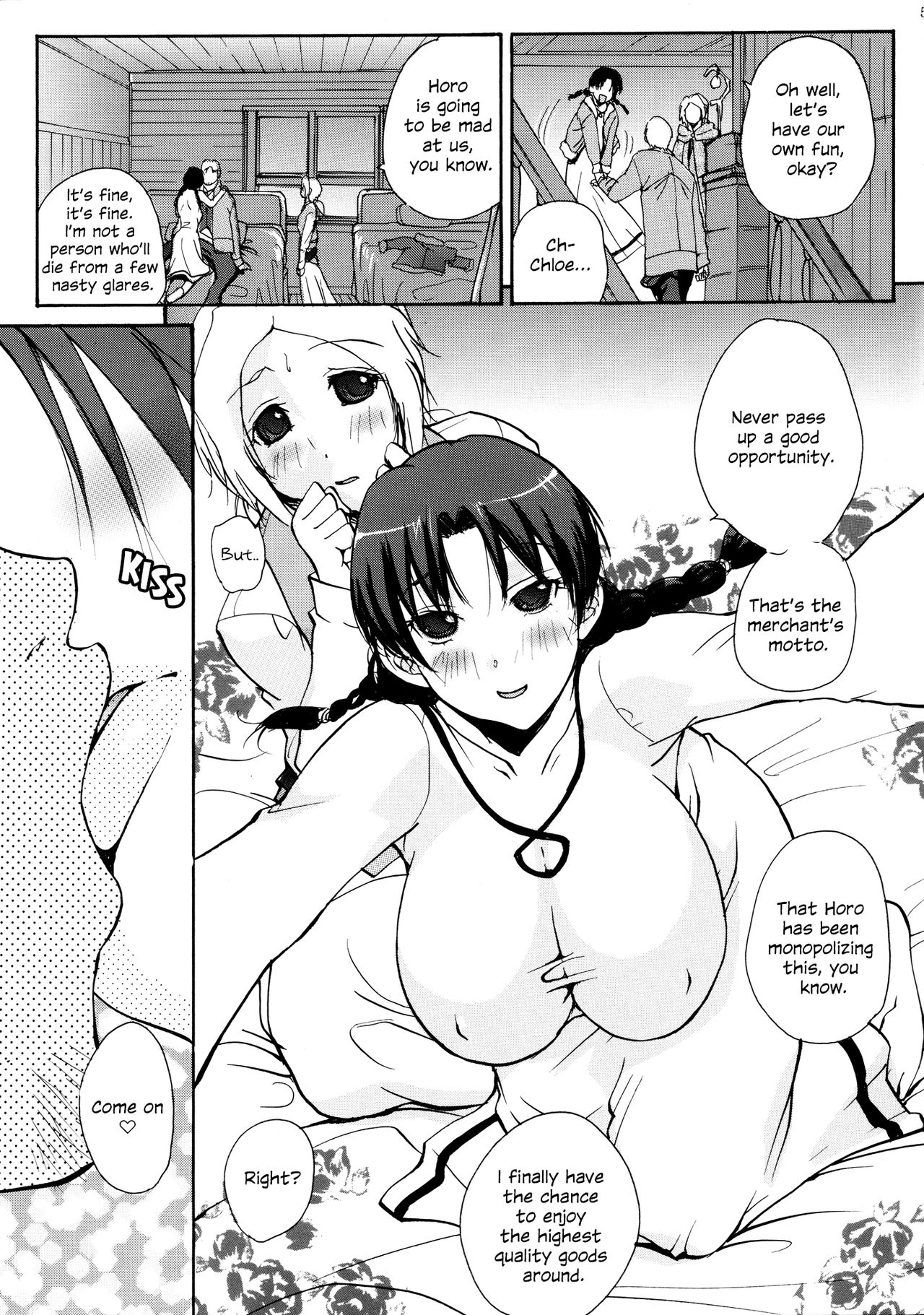 (C76) [Ucky Labo (kika=zaru)] Ookami to Osage to Kohitsuji | The Wolf, Pigtails and The Lamb (Spice and Wolf) [English] [EHCOVE] numero di immagine  5