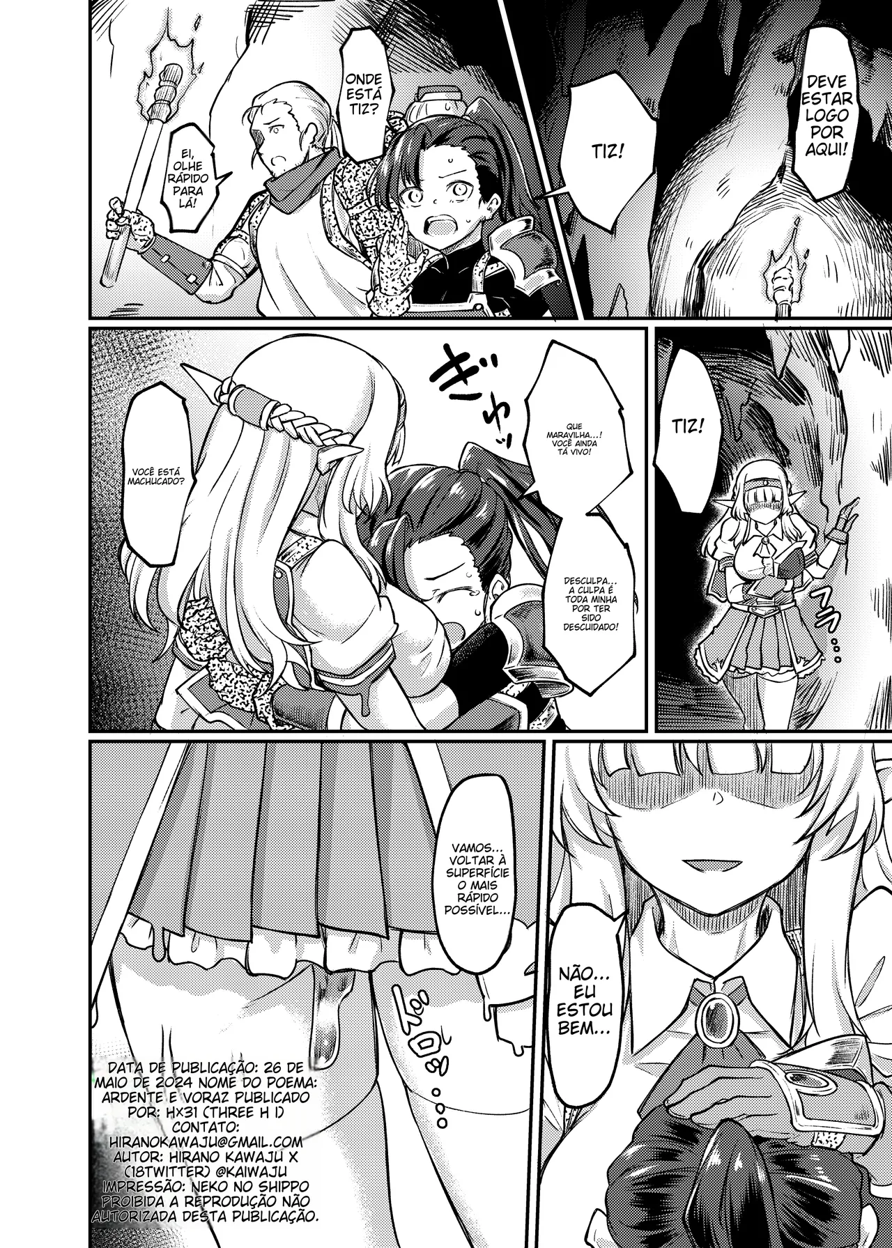 [Hx3I (Hirano Kawajuu)] Torokashi Musaboru [Portuguese-BR] [Digital] numero di immagine  26