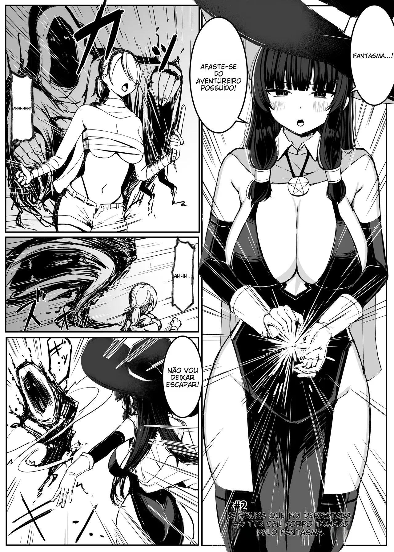 [Omochi no Mochiya (Numamochi)] Saikyou Witch ga Zako Monster-tachi ni Haiboku Suru Hanashi 2 | [Portuguese-BR] imagen número 22