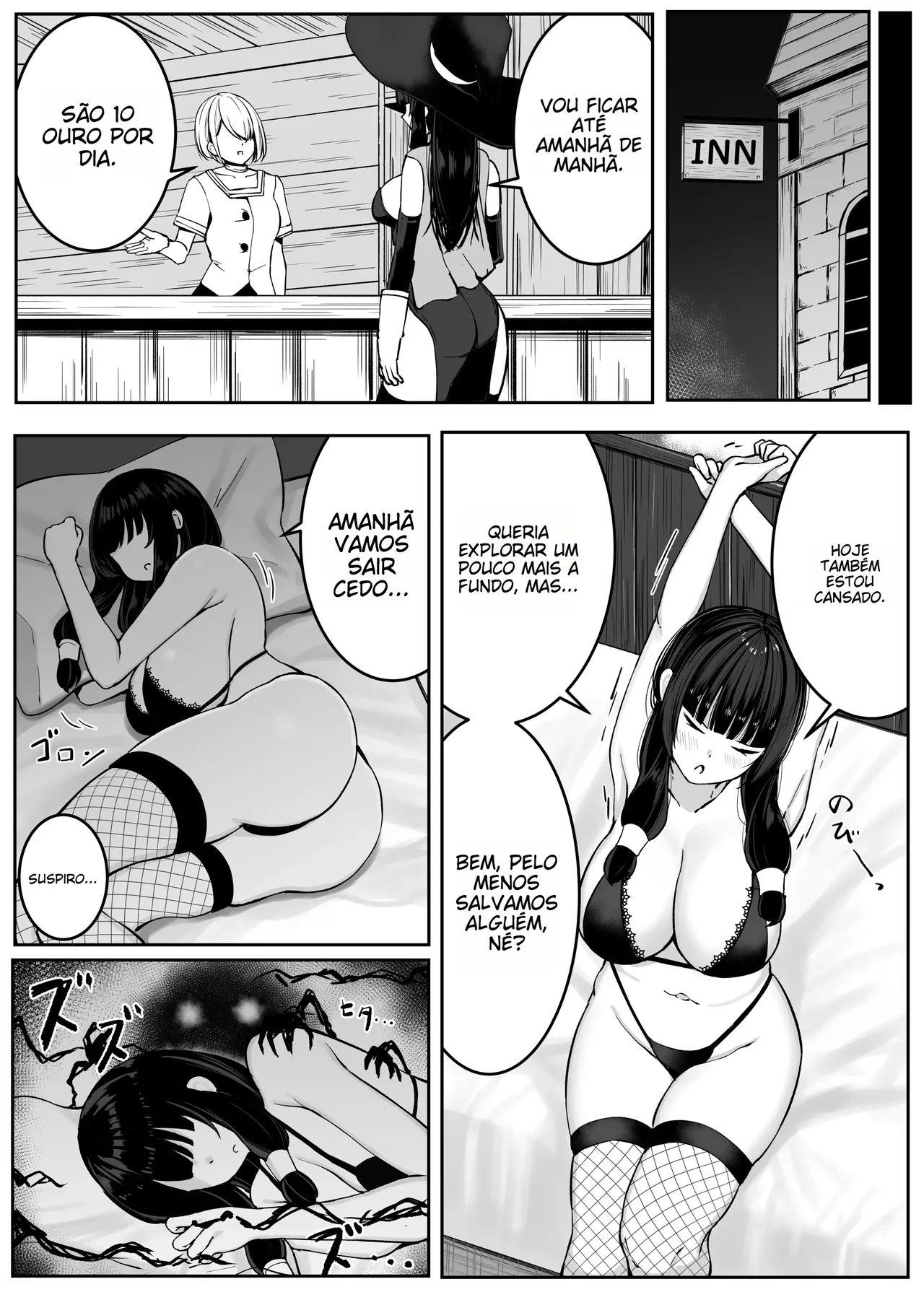 [Omochi no Mochiya (Numamochi)] Saikyou Witch ga Zako Monster-tachi ni Haiboku Suru Hanashi 2 | [Portuguese-BR] imagen número 24