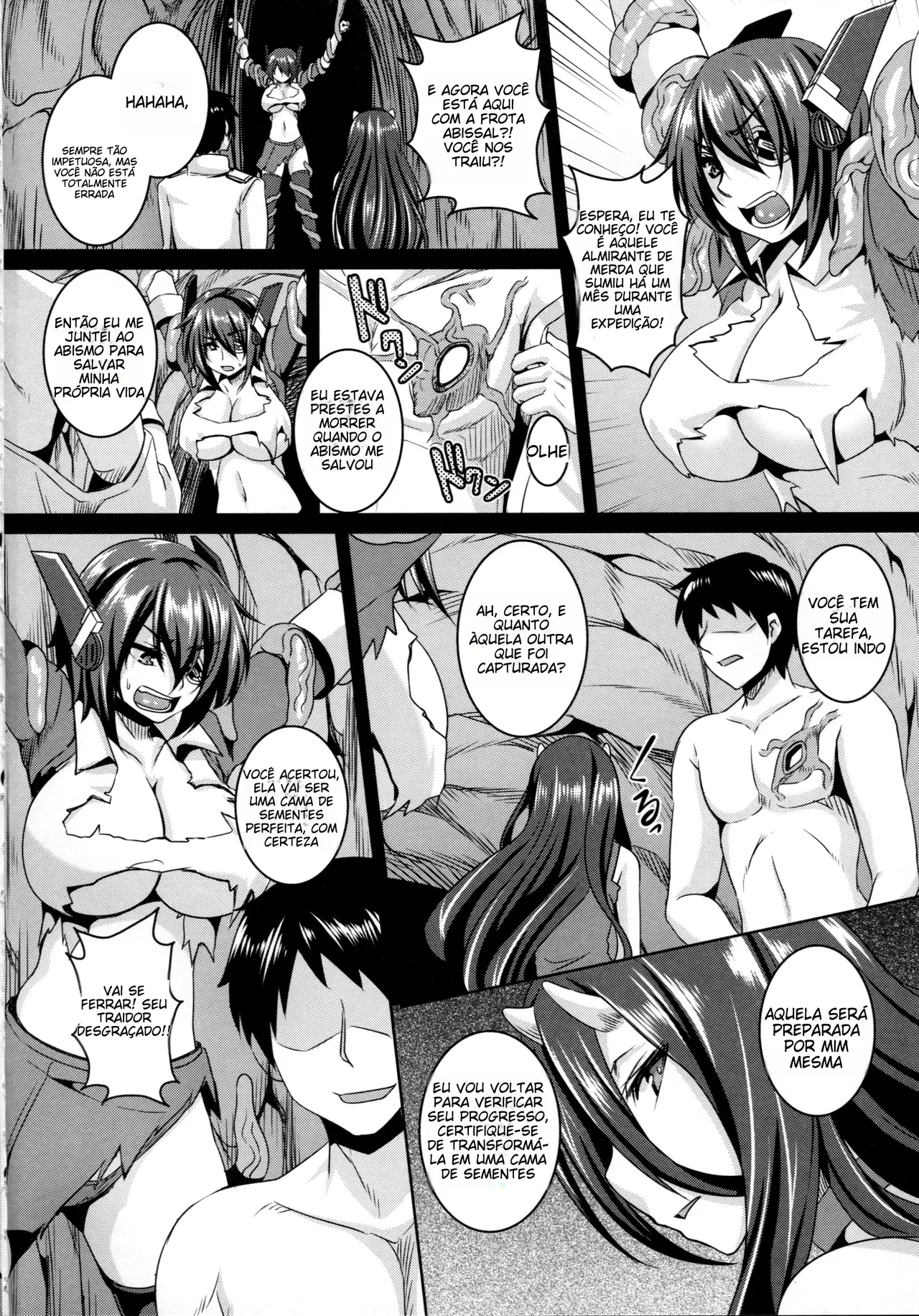 (C86) [Tiramisu Tart (Kazuhiro)] Naedoko Tenryuu (Kantai Collection -KanColle-) [Portuguese-BR] Bildnummer 3