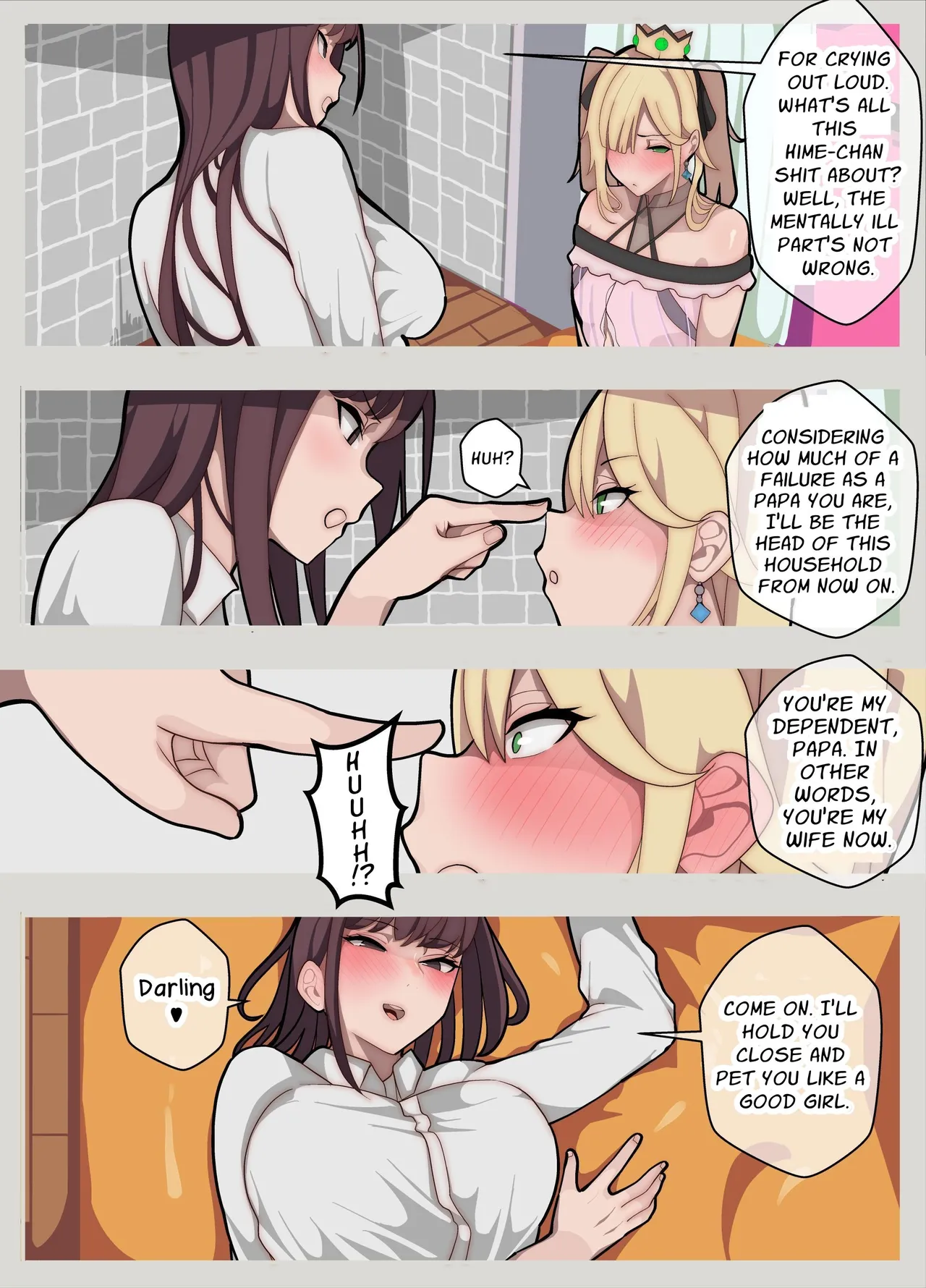 [Kibawomuku (Baa)] Princess House ~Papa is a Princess, and I am the Hubby~ (Reverse Anal Sex) [English] [APA] 8eme image