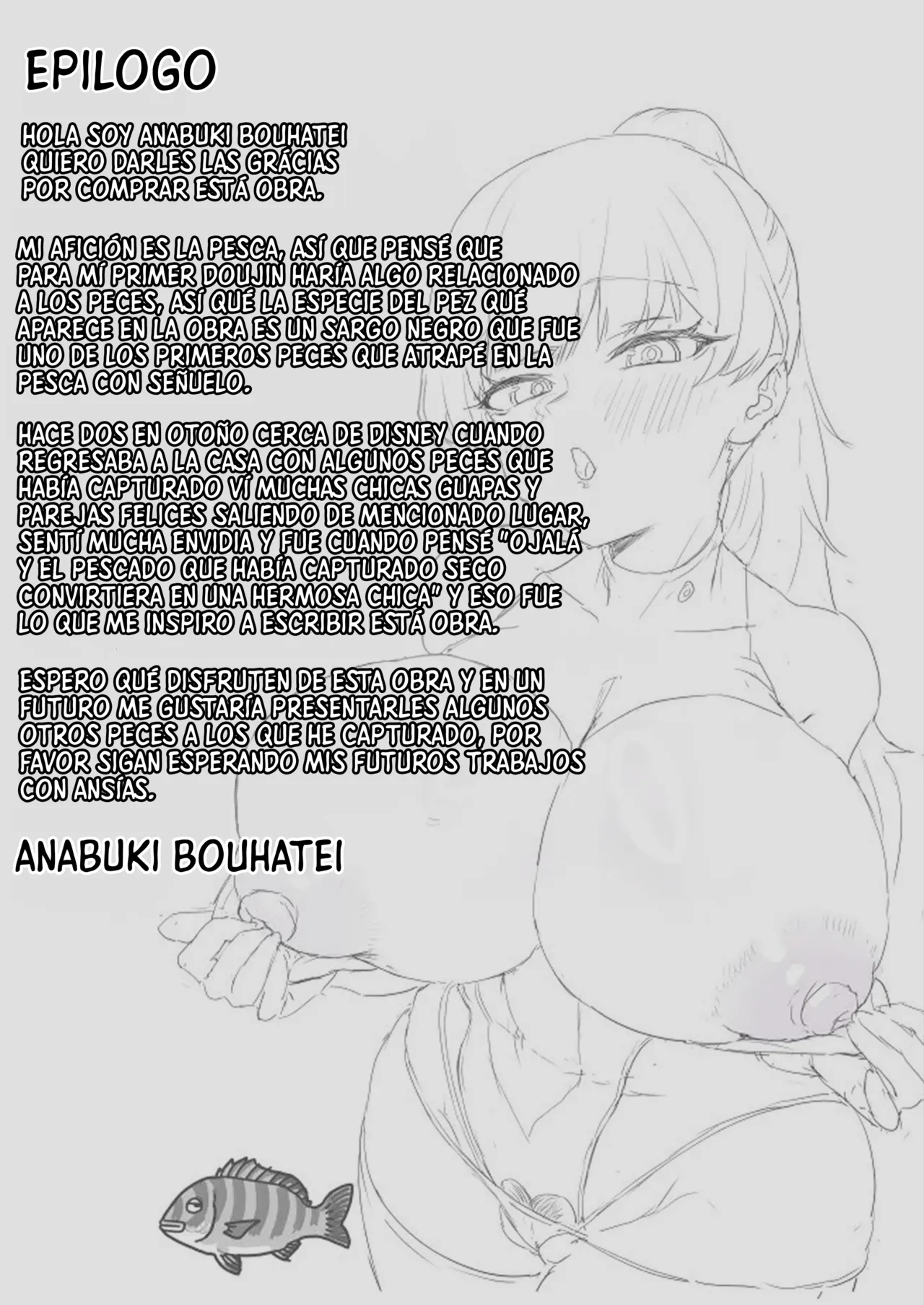 [Anabuki Bouhatei] Ore no Sao de Kyonyuu ga Tsureta Ken - Black Sea Bream | la historia de como pesqué a una mujer de enormes pechos con mi caña- sargo negro [Spanish] [Oppai Lovers] изображение № 53