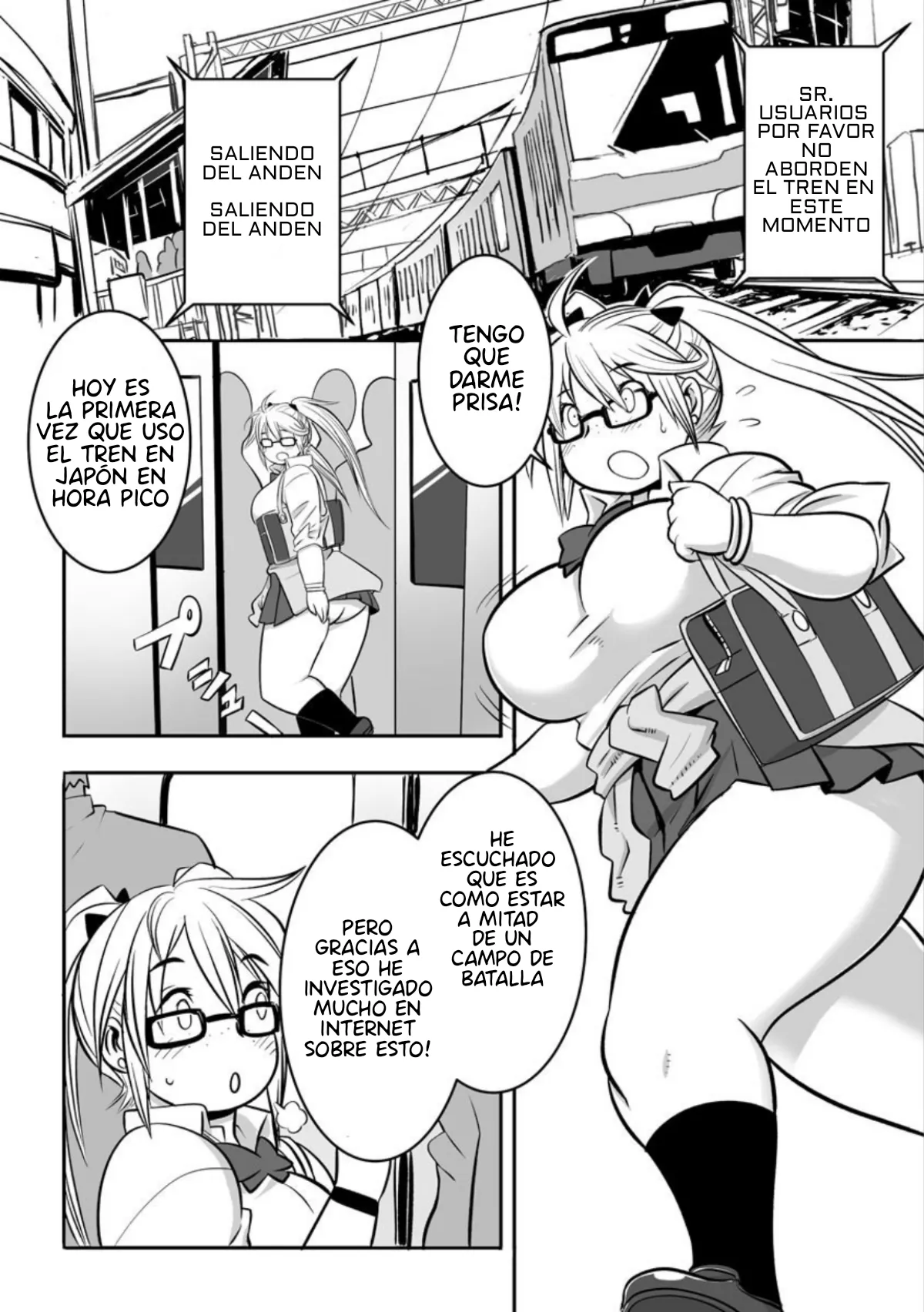 [Kojima video]mi primer experiencia en hora pico[spanish](Oppai Lovers) 이미지 번호 2