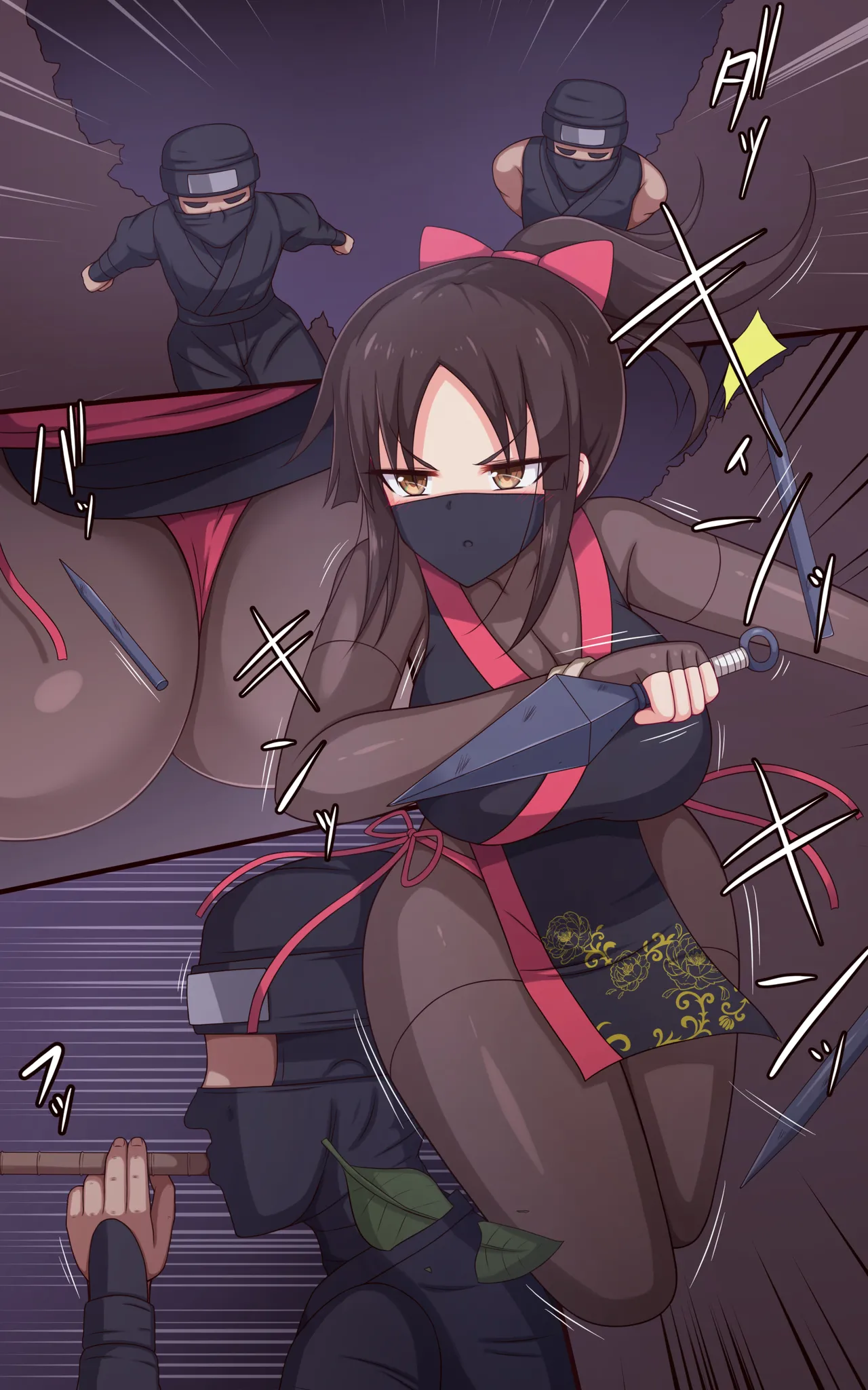 [Parity nyuu] "Cow's Tongue Machine" Kunoichi Tickling Interrogation Bildnummer 3