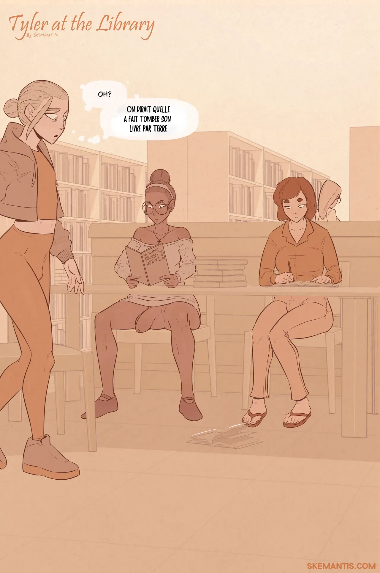 [Skemantis] Tyler at the library Part.1 (French Translation) 이미지 번호 1