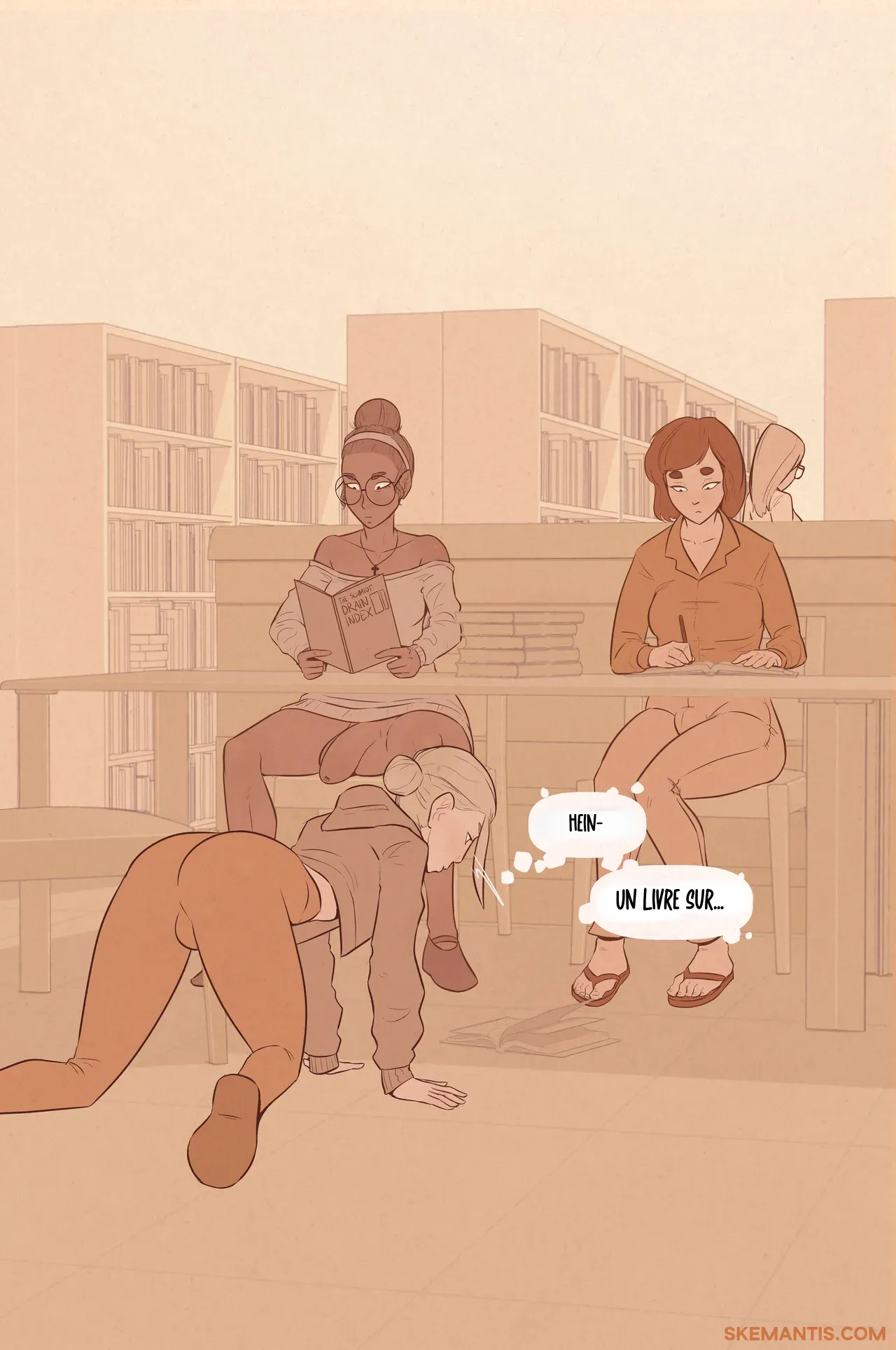[Skemantis] Tyler at the library Part.1 (French Translation) 이미지 번호 2