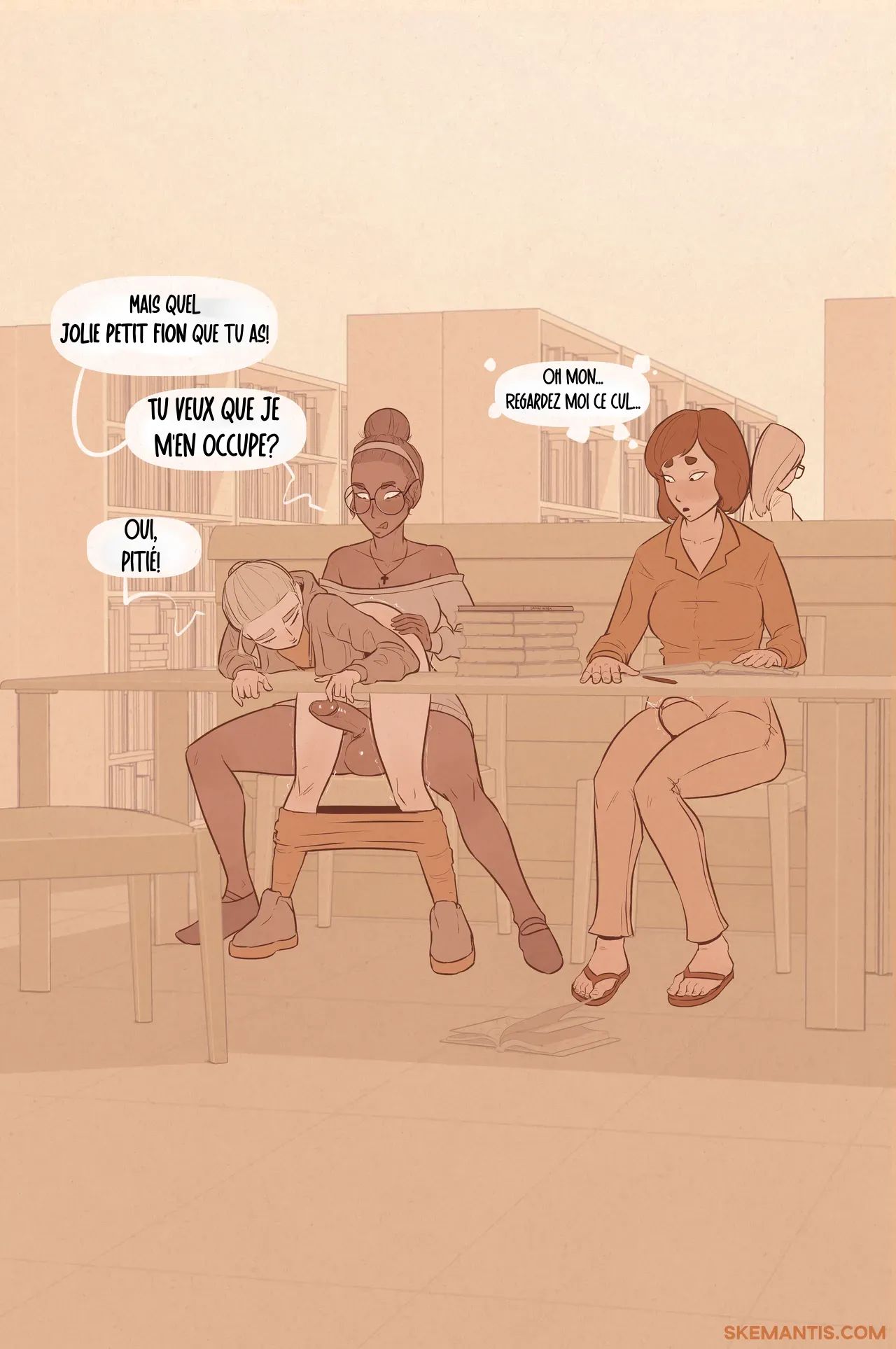 [Skemantis] Tyler at the library Part.1 (French Translation) 이미지 번호 15