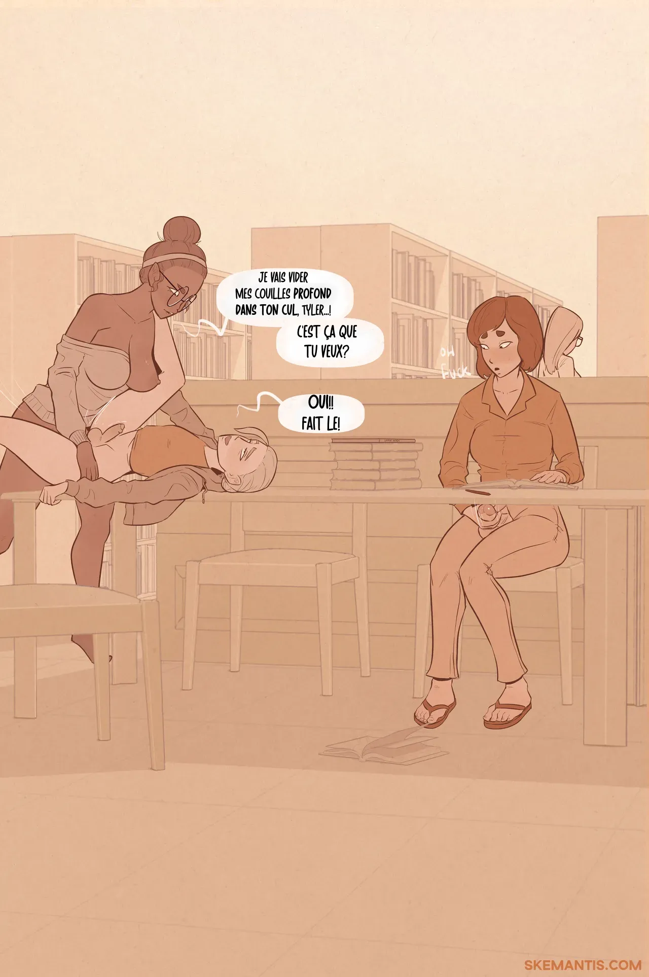 [Skemantis] Tyler at the library Part.1 (French Translation) 이미지 번호 18