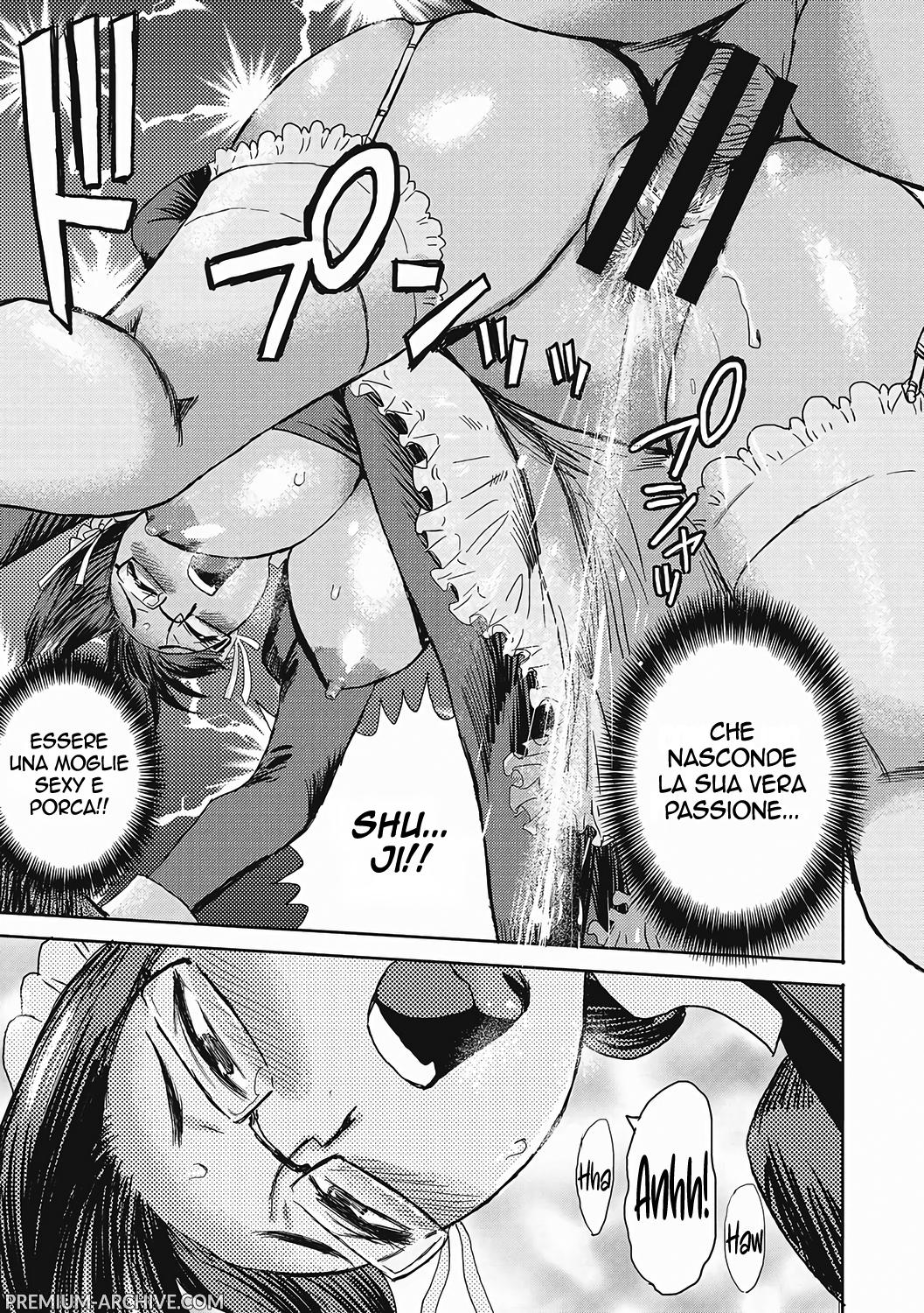 [Kuroiwa Menou] Gohoushi! Maid Tsuma | La Moglie Domestica (Urezuma Geshuku Doutei Kui) [Italian] [Digital] 图片编号 19