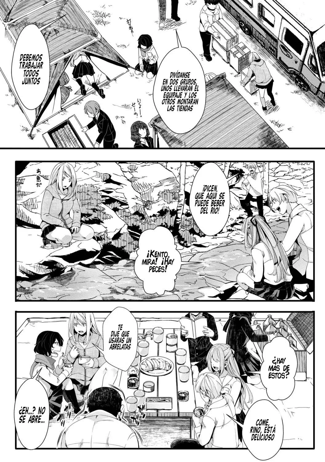 [hal] Mesuana Seikimatsu ~Watashi-tachi no Kyousei Omedeta Shuugaku Ryokou~ 1-2｜Las Vaginas del Fin Del Mundo ~Nuestro Obligatorio Viaje Escolar de Celebración~ Cap. 1-2 [Spanish] [RobertoTH] [Digital] 图片编号 9