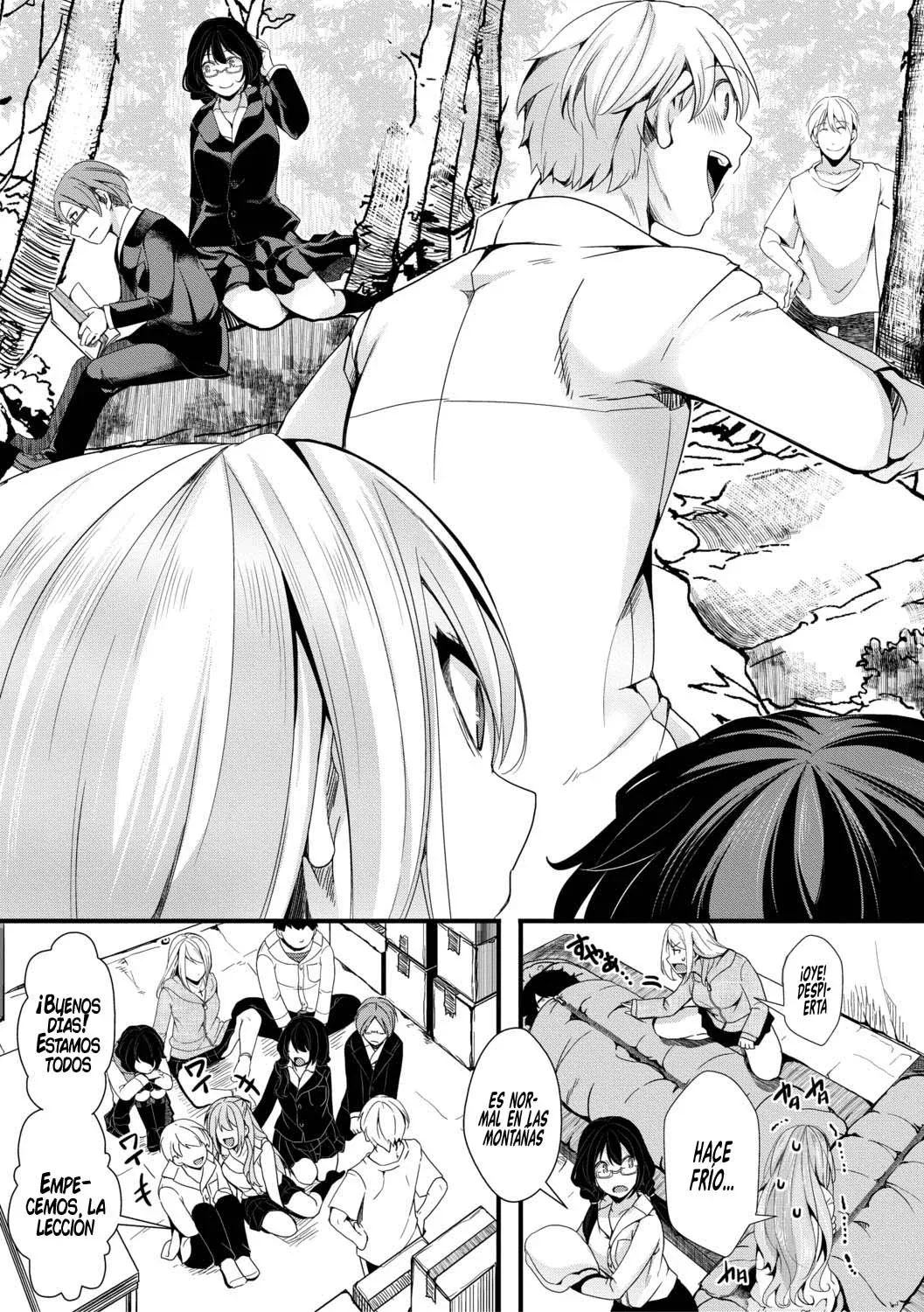 [hal] Mesuana Seikimatsu ~Watashi-tachi no Kyousei Omedeta Shuugaku Ryokou~ 1-2｜Las Vaginas del Fin Del Mundo ~Nuestro Obligatorio Viaje Escolar de Celebración~ Cap. 1-2 [Spanish] [RobertoTH] [Digital] 图片编号 11