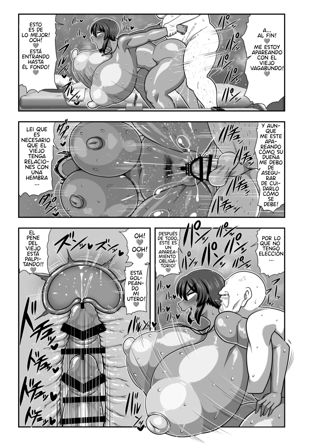 [Nacchuushou (Amazon)] Natsuki Mayoi Ojisan o Kau. | Natsuki se queda con un viejo callejero [Spanish] [Oppai Lovers] [Digital] 画像番号 20