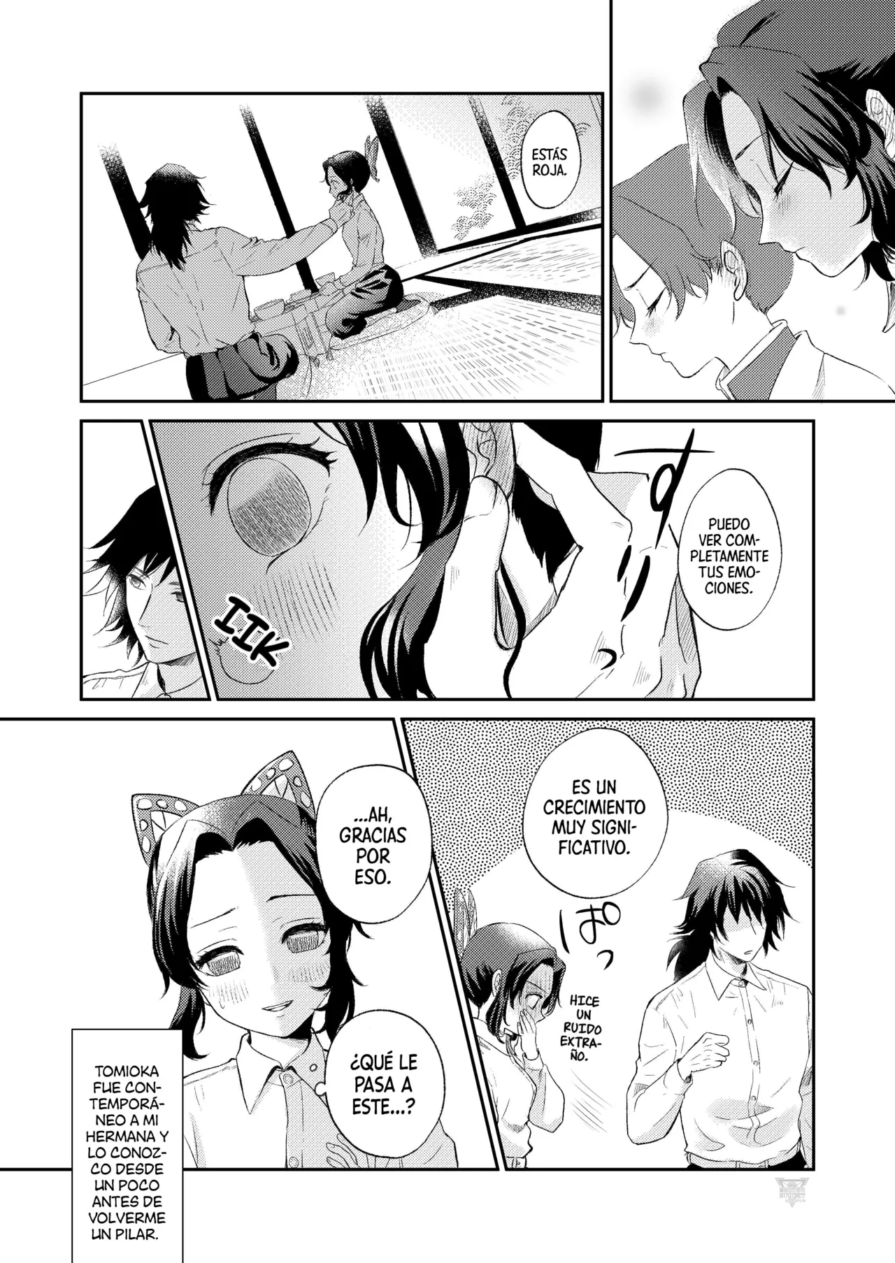 [SAKEYOKOSE (Takebu)] Sore wa Kizu ka Hoteri ka Kaeri Chi ka | ¿Es Un Rasguño, Sensación de Ardor o Un Chorro de Sangre? (Karasu ga Naitara Kaerimashou) (Kimetsu no Yaiba) [Spanish] [Mister Nugget] [Digital] Bildnummer 5