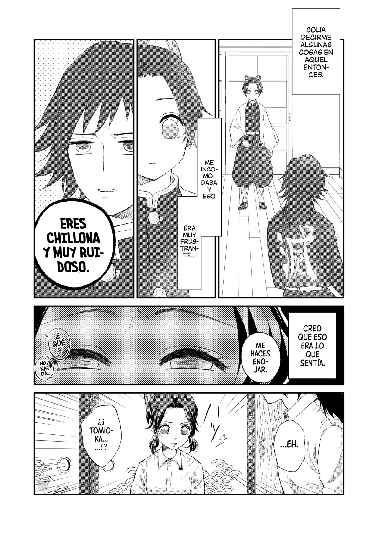 [SAKEYOKOSE (Takebu)] Sore wa Kizu ka Hoteri ka Kaeri Chi ka | ¿Es Un Rasguño, Sensación de Ardor o Un Chorro de Sangre? (Karasu ga Naitara Kaerimashou) (Kimetsu no Yaiba) [Spanish] [Mister Nugget] [Digital] Bildnummer 7