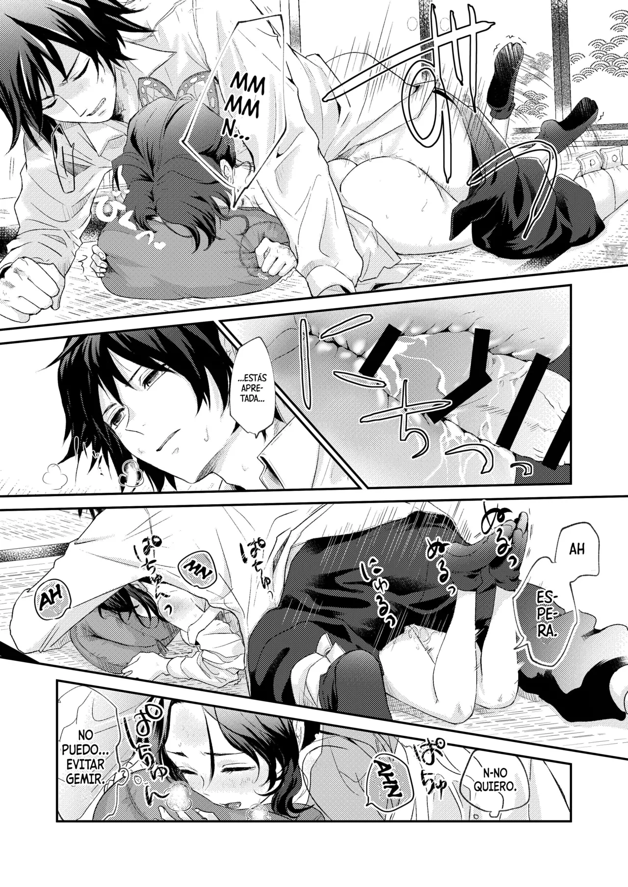 [SAKEYOKOSE (Takebu)] Sore wa Kizu ka Hoteri ka Kaeri Chi ka | ¿Es Un Rasguño, Sensación de Ardor o Un Chorro de Sangre? (Karasu ga Naitara Kaerimashou) (Kimetsu no Yaiba) [Spanish] [Mister Nugget] [Digital] Bildnummer 17