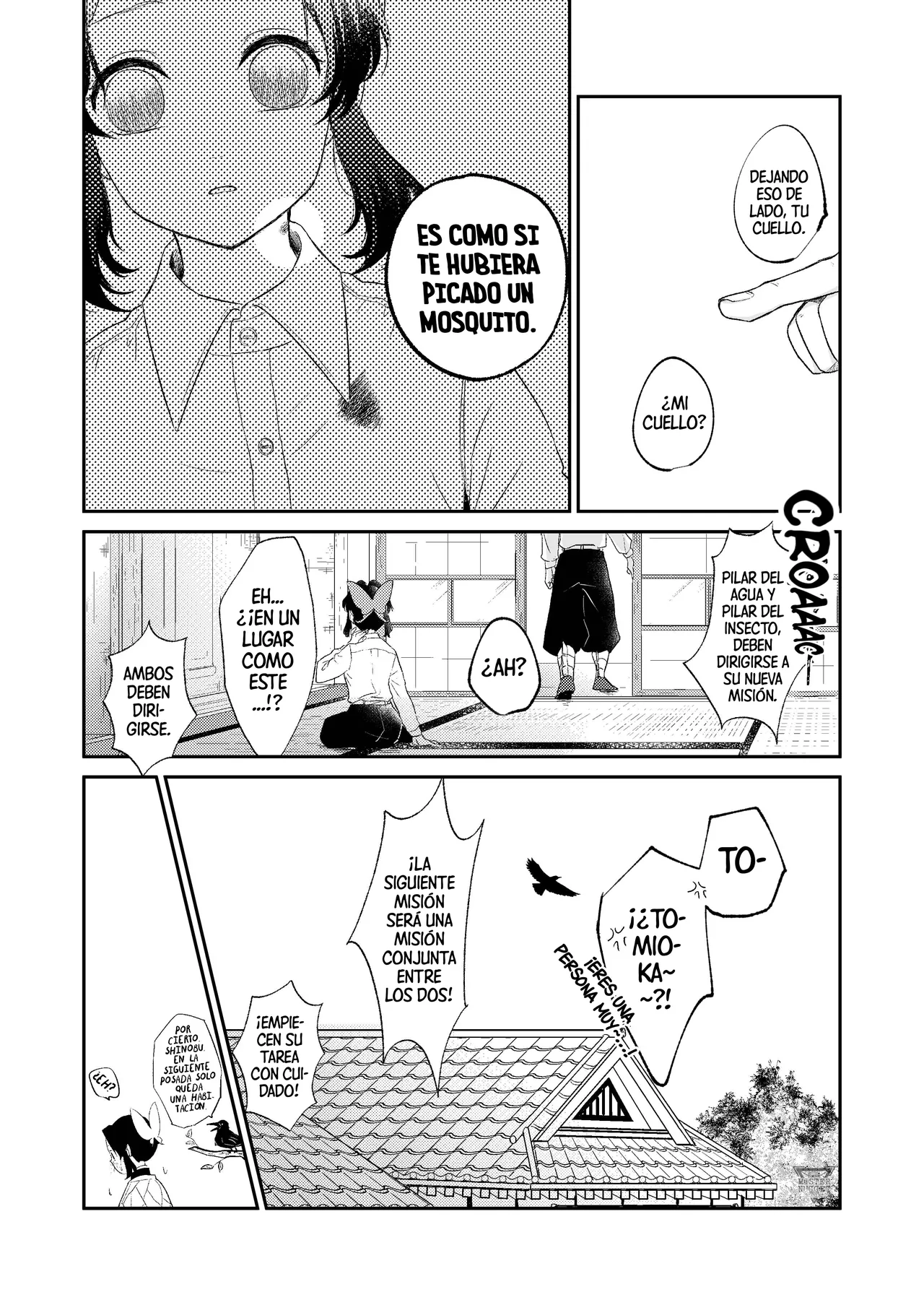 [SAKEYOKOSE (Takebu)] Sore wa Kizu ka Hoteri ka Kaeri Chi ka | ¿Es Un Rasguño, Sensación de Ardor o Un Chorro de Sangre? (Karasu ga Naitara Kaerimashou) (Kimetsu no Yaiba) [Spanish] [Mister Nugget] [Digital] Bildnummer 21