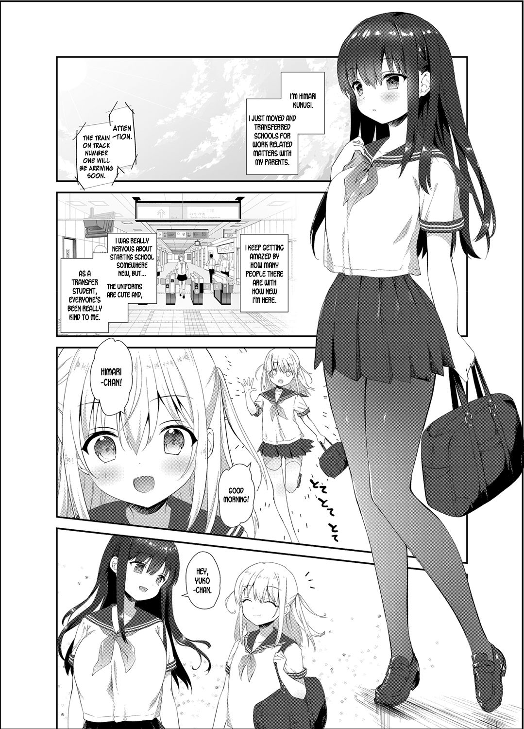 [INS-mode (Amanagi Seiji)] Chikan no Sonzai Shinai Subarashii Sekai | A Wonderful World Where Molesters Don't Exist [English] [Dummie] [Digital] image number 2